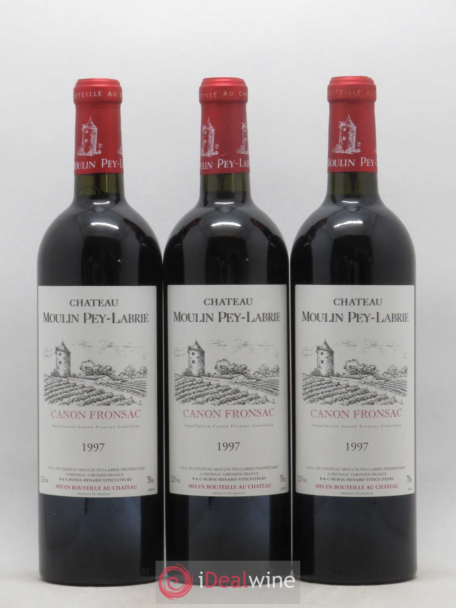 Château Moulin Pey-Labrie 1997 - Lot de 12 bouteilles - 4