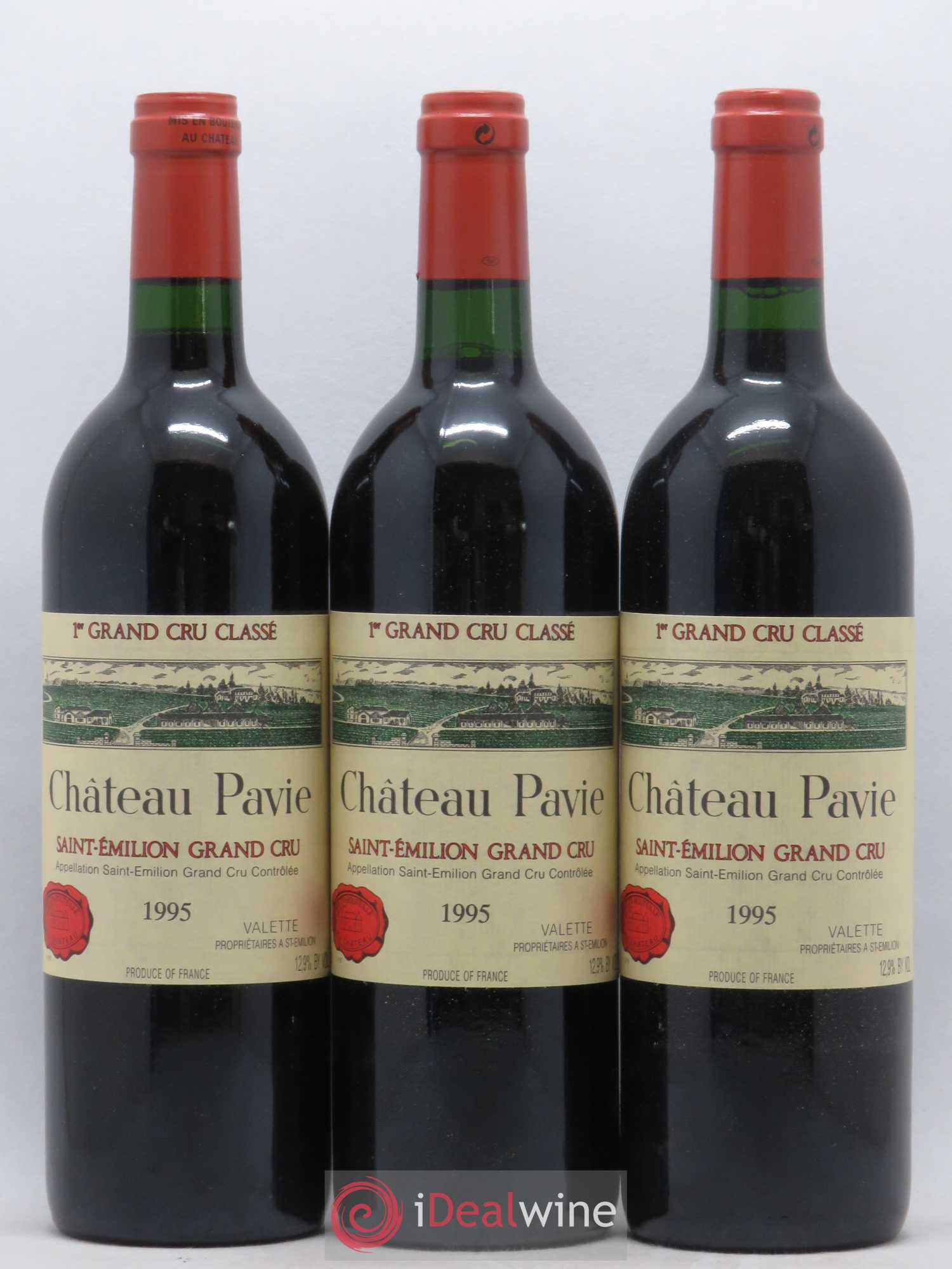 Château Pavie 1er Grand Cru Classé A 1995 - Lot de 6 bouteilles - 1