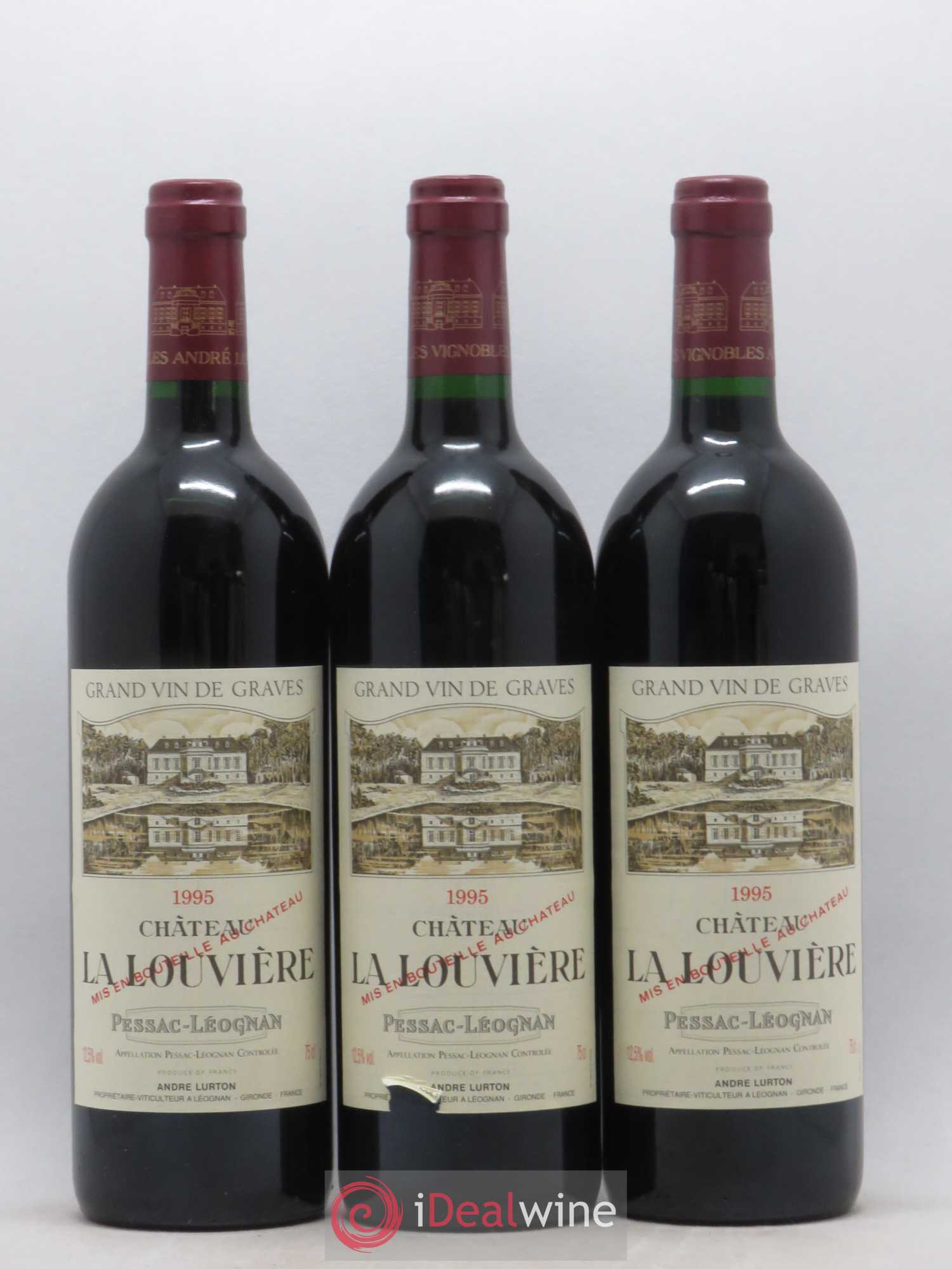 Château la Louvière 1995 - Lot de 12 bouteilles - 3