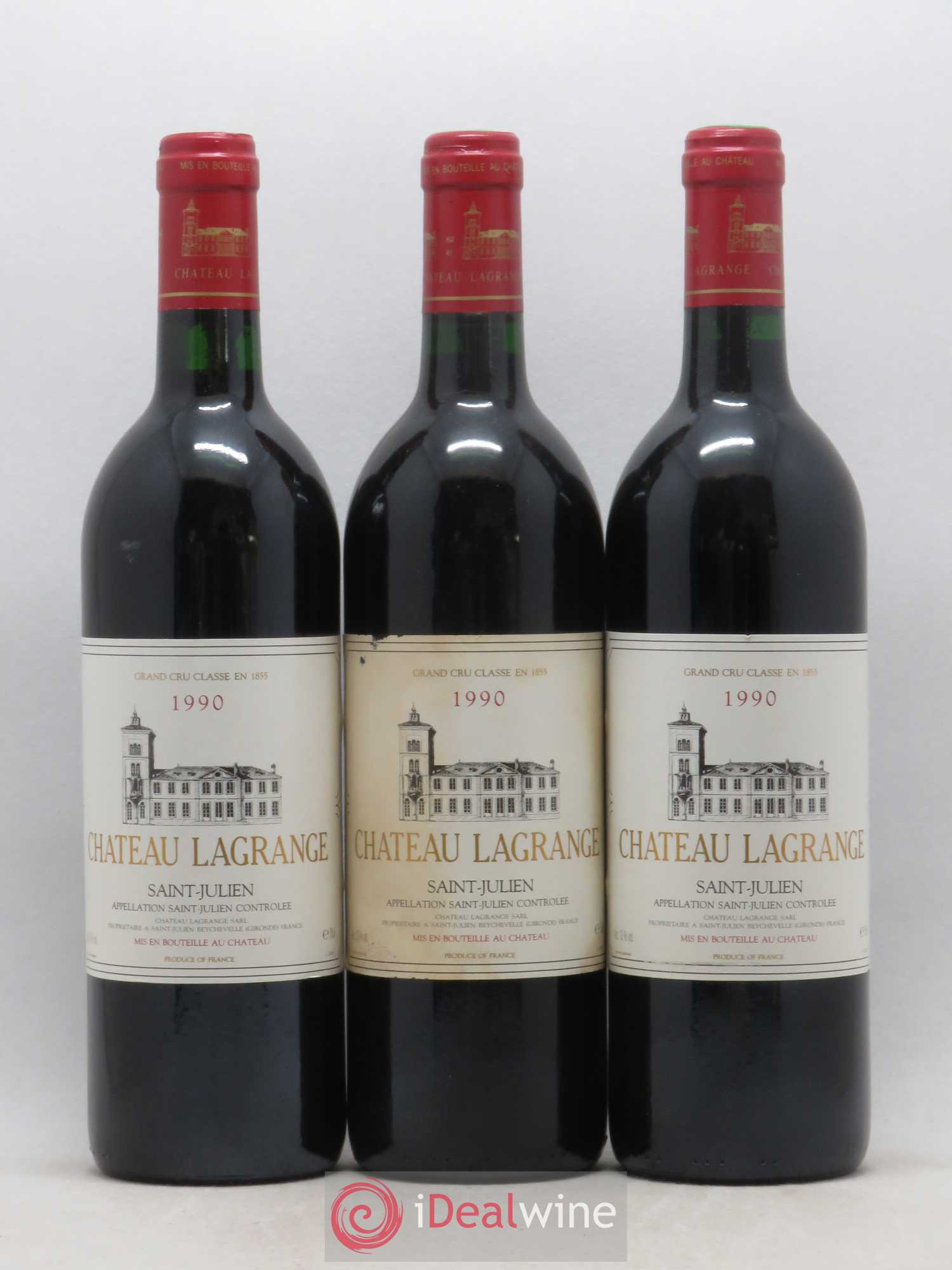 Château Lagrange 3ème Grand Cru Classé 1990 - Lot of 12 bottles - 1