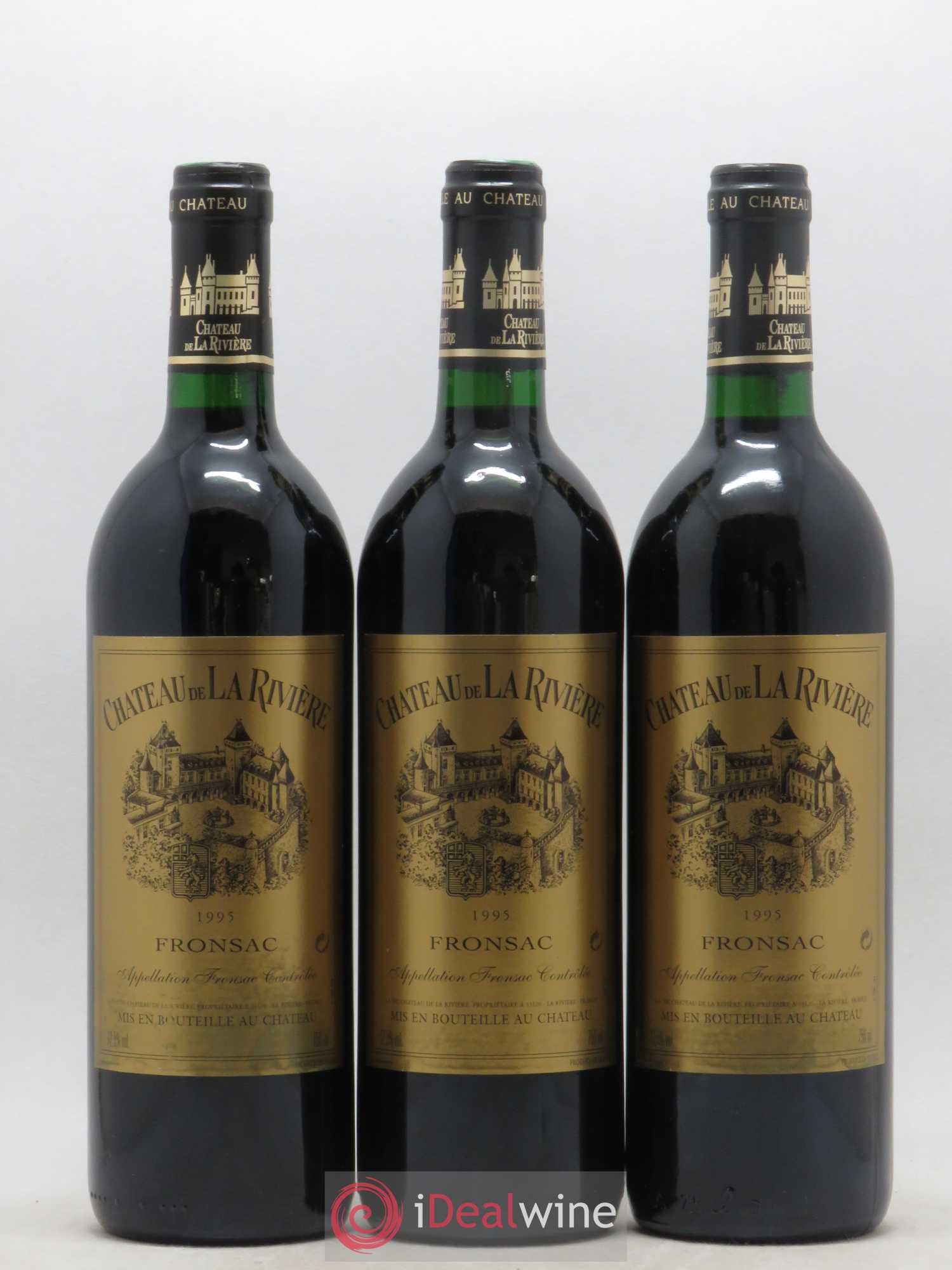 Château de La Rivière 1995 - Lot de 12 bouteilles - 2