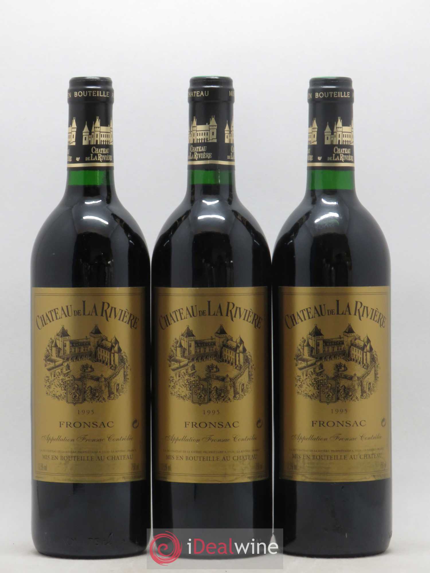 Château de La Rivière 1995 - Lot de 12 bouteilles - 3