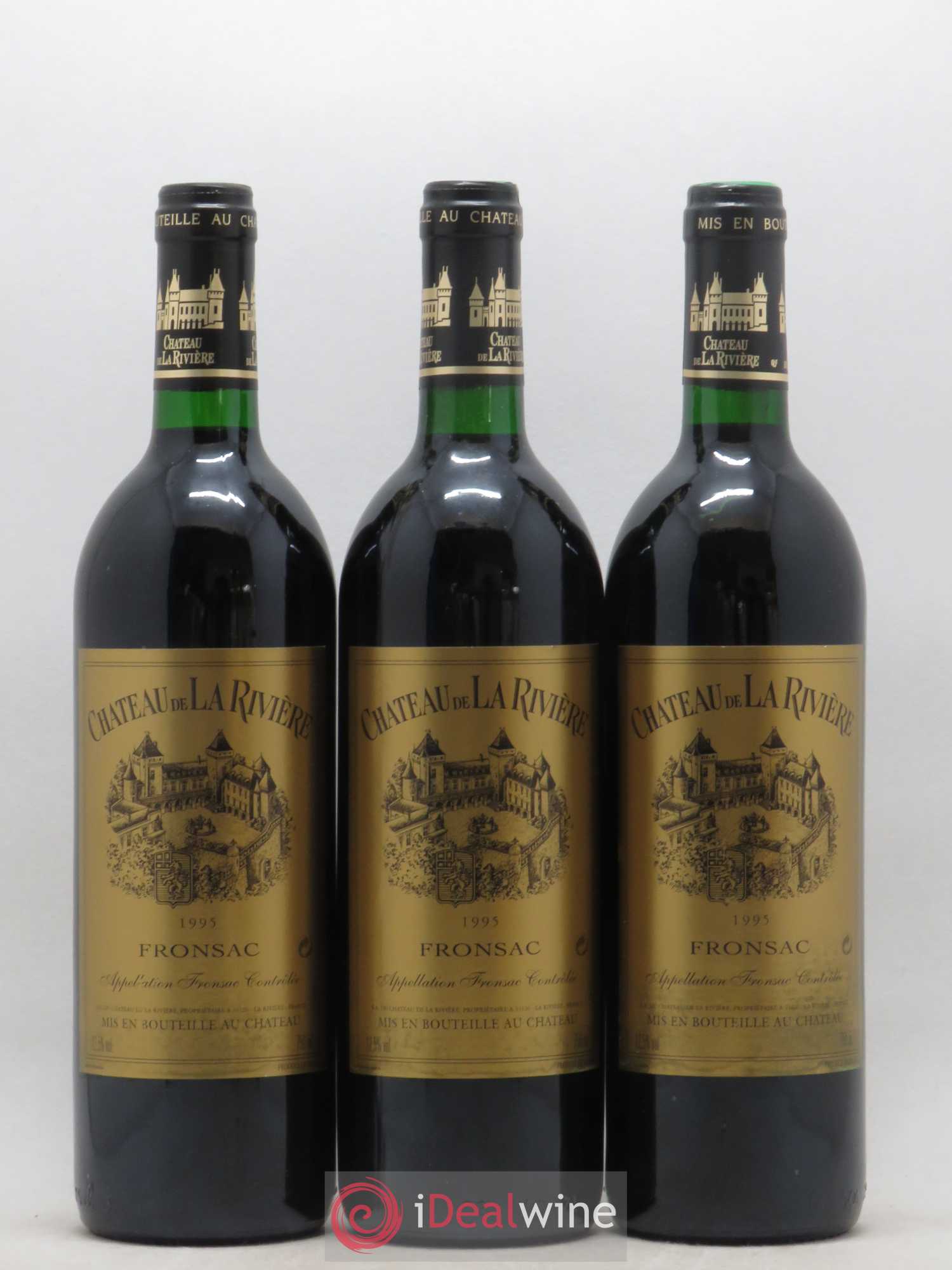 Château de La Rivière 1995 - Lot de 12 bouteilles - 4