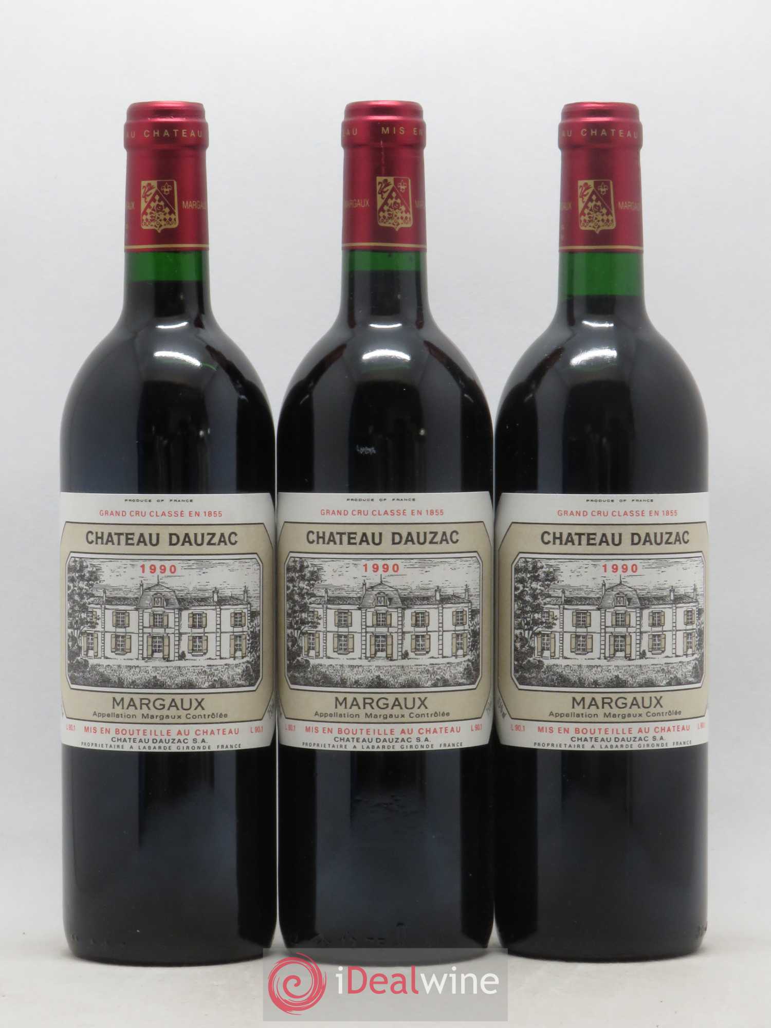 Château Dauzac 5ème Grand Cru Classé 1990 - Lot de 12 bouteilles - 2