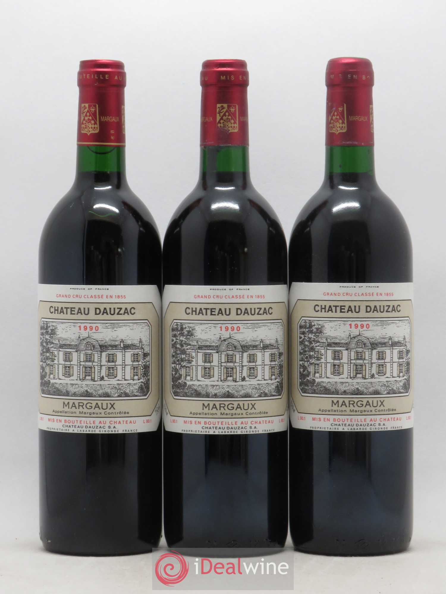 Château Dauzac 5ème Grand Cru Classé 1990 - Lot de 12 bouteilles - 3