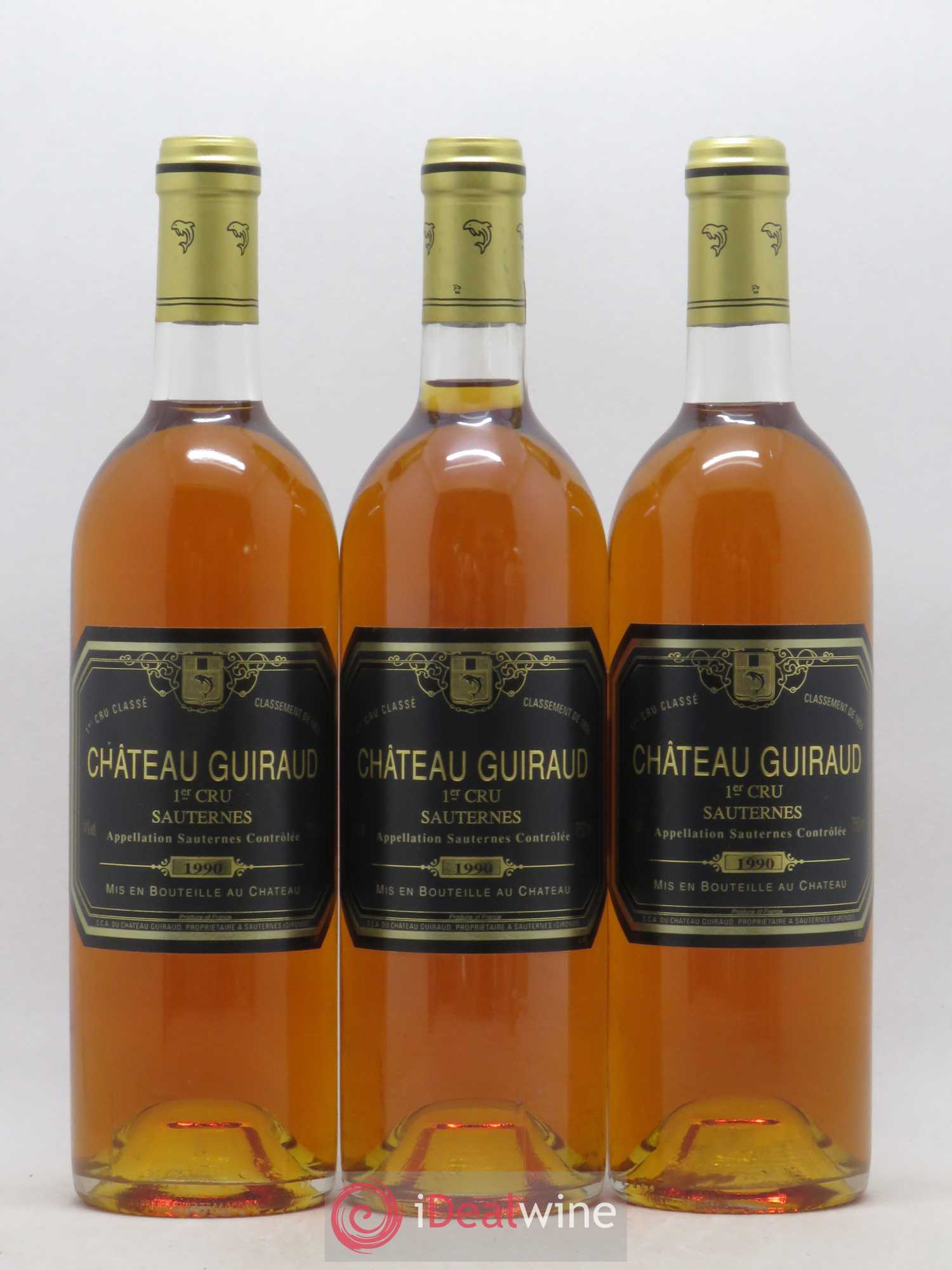 Château Guiraud 1er Grand Cru Classé 1990 - Lotto di 12 bottiglie - 2