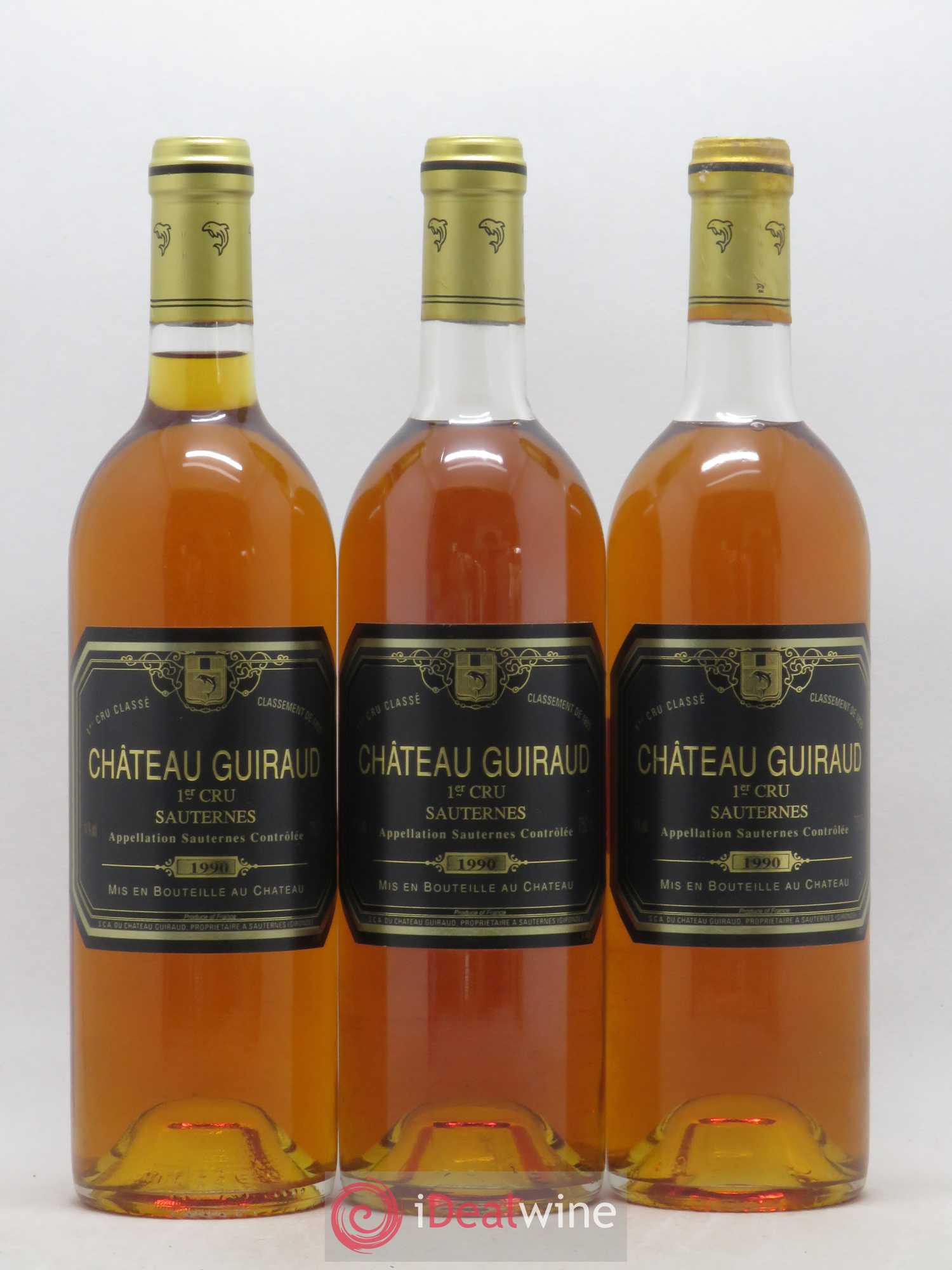 Château Guiraud 1er Grand Cru Classé 1990 - Lotto di 12 bottiglie - 3