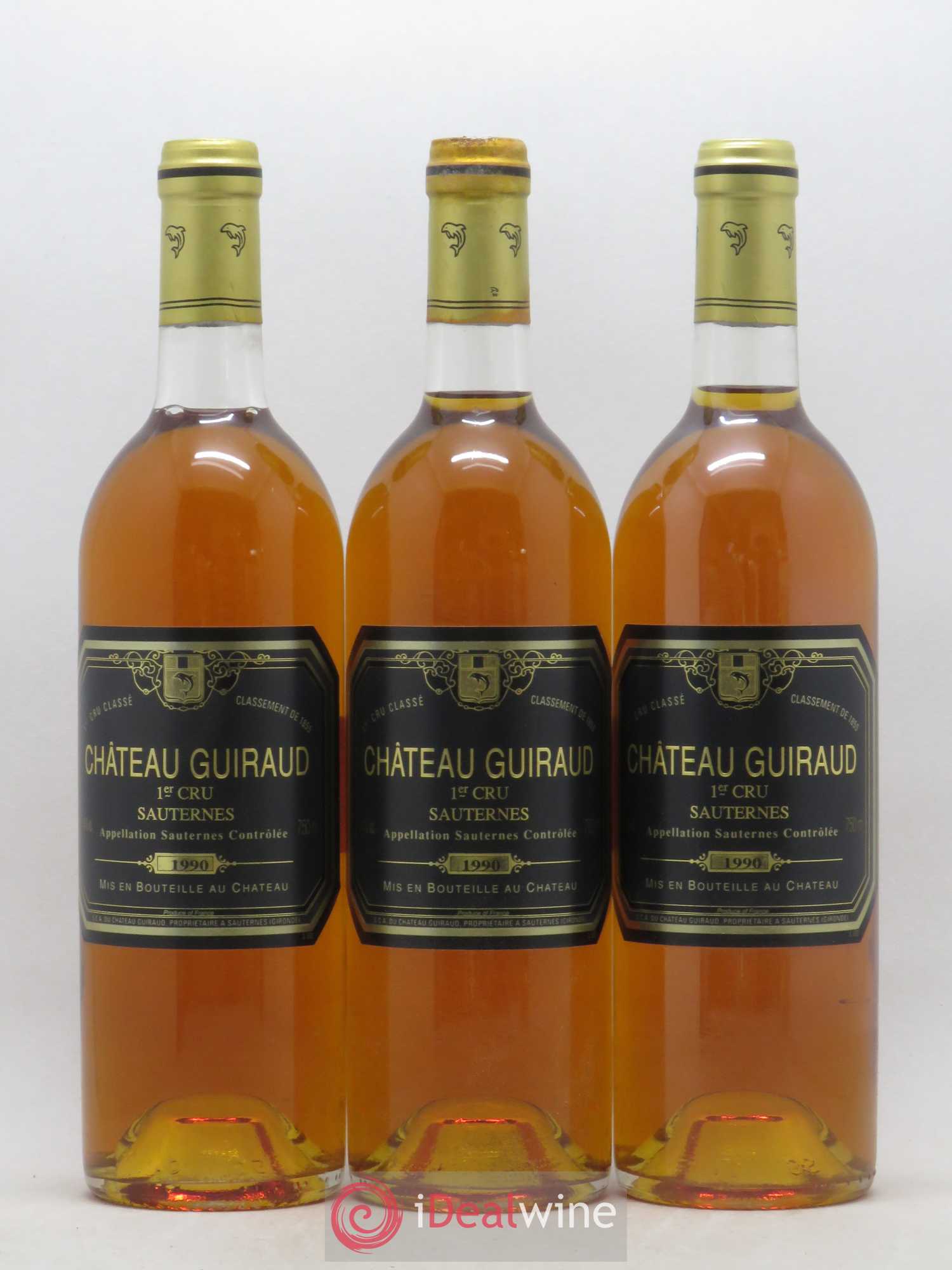 Château Guiraud 1er Grand Cru Classé 1990 - Lotto di 12 bottiglie - 4