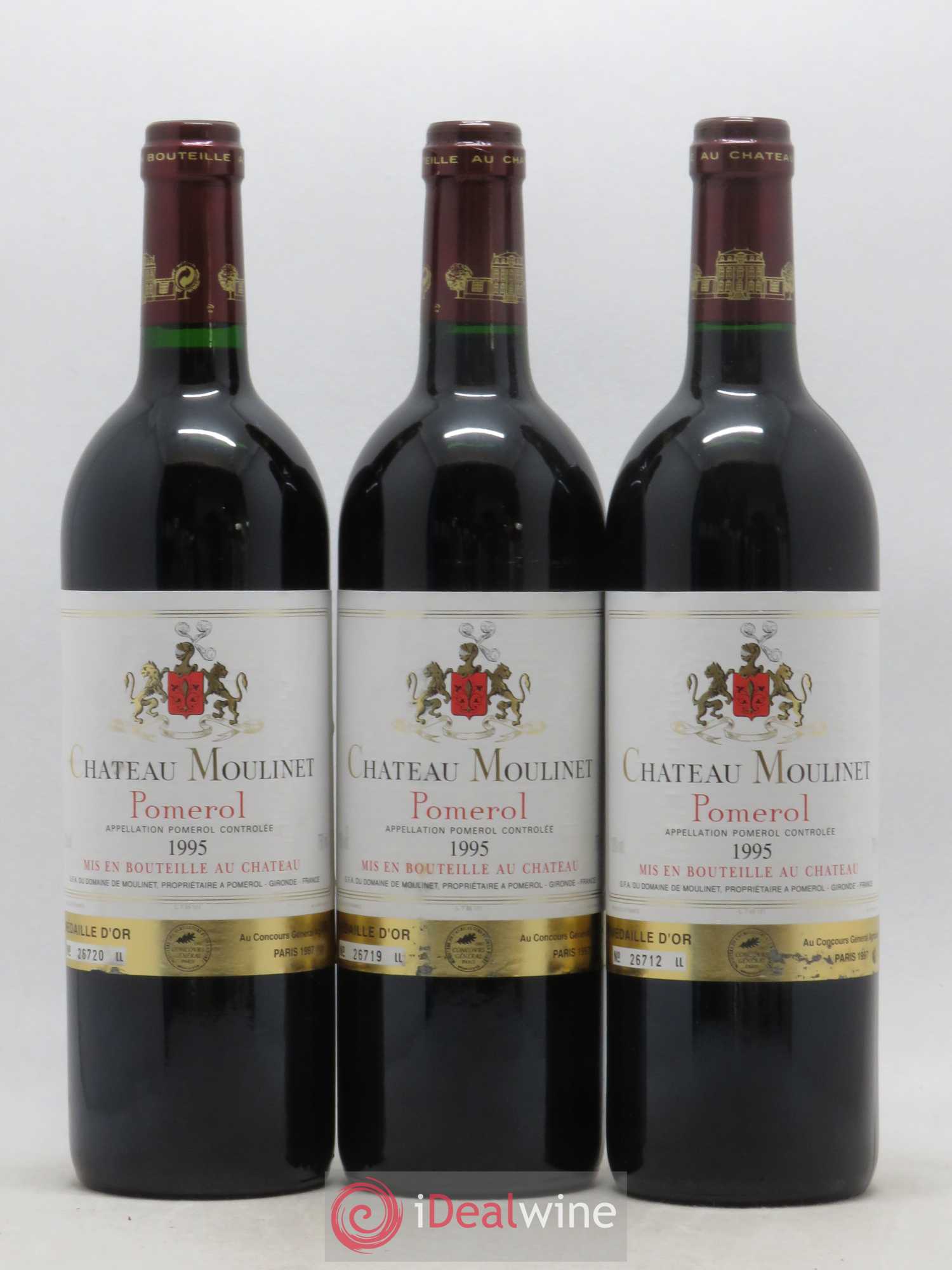 Château Moulinet 1995 - Lot de 12 bouteilles - 1