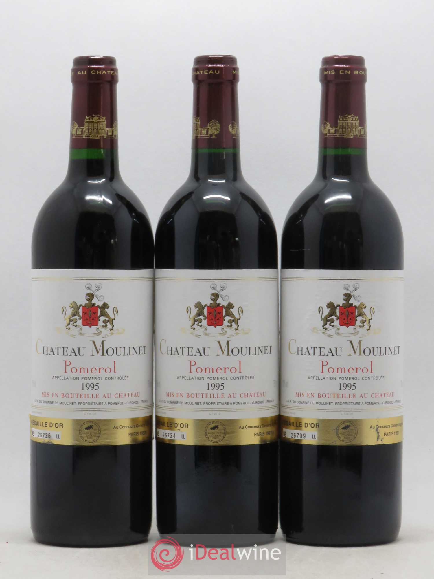 Château Moulinet 1995 - Lot de 12 bouteilles - 2