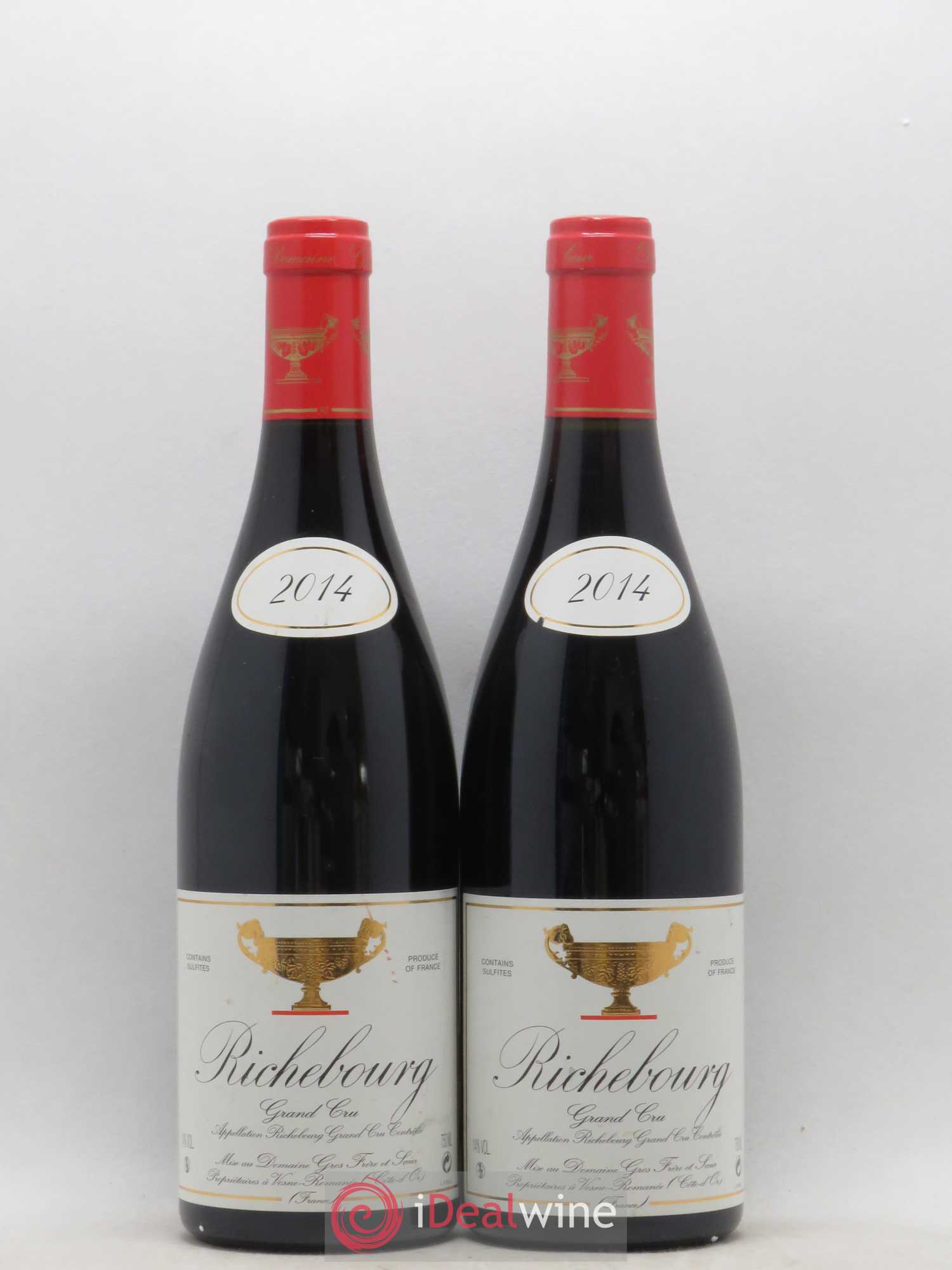 Richebourg Grand Cru Gros Frère & Soeur 2014 - Lot de 2 bouteilles - 0