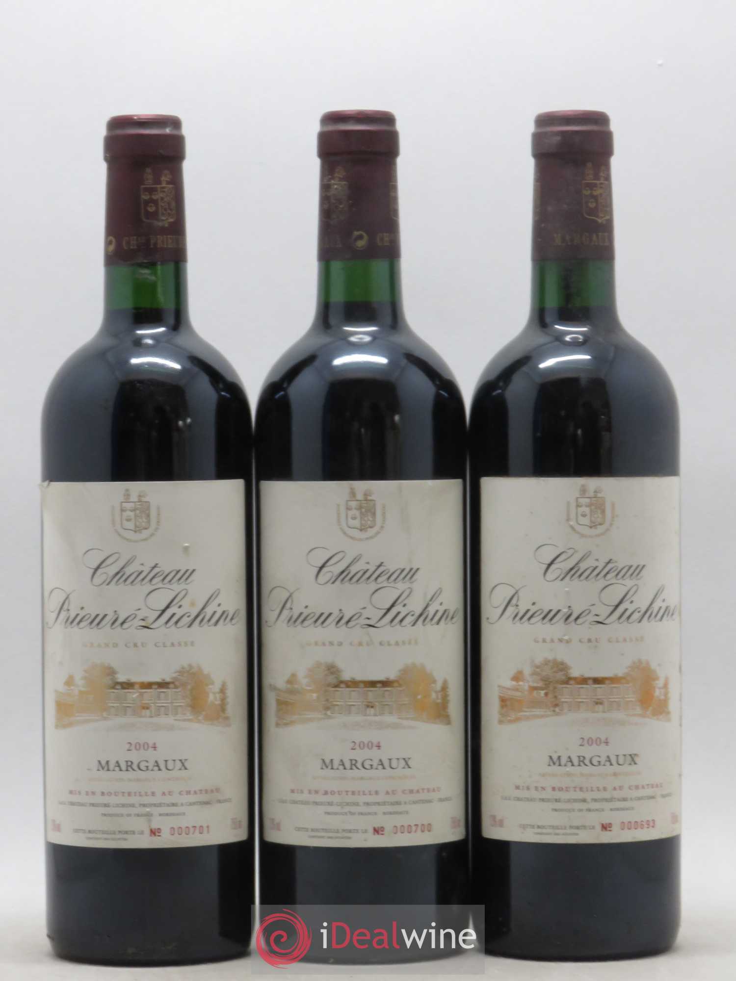 Château Prieuré Lichine 4ème Grand Cru Classé 2004 - Lot de 6 bouteilles - 2