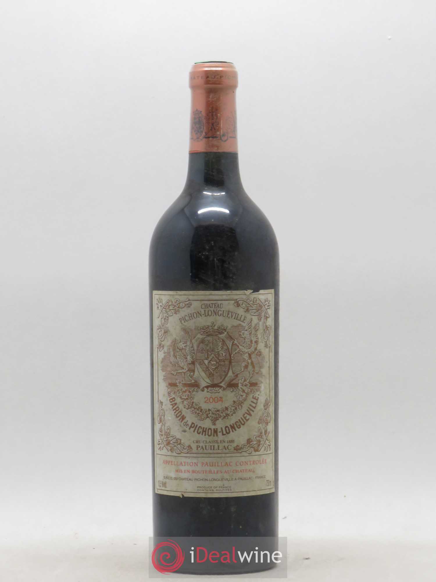 Pichon Longueville Baron 2ème Grand Cru Classé 2004 - Lot de 1 bouteille - 0