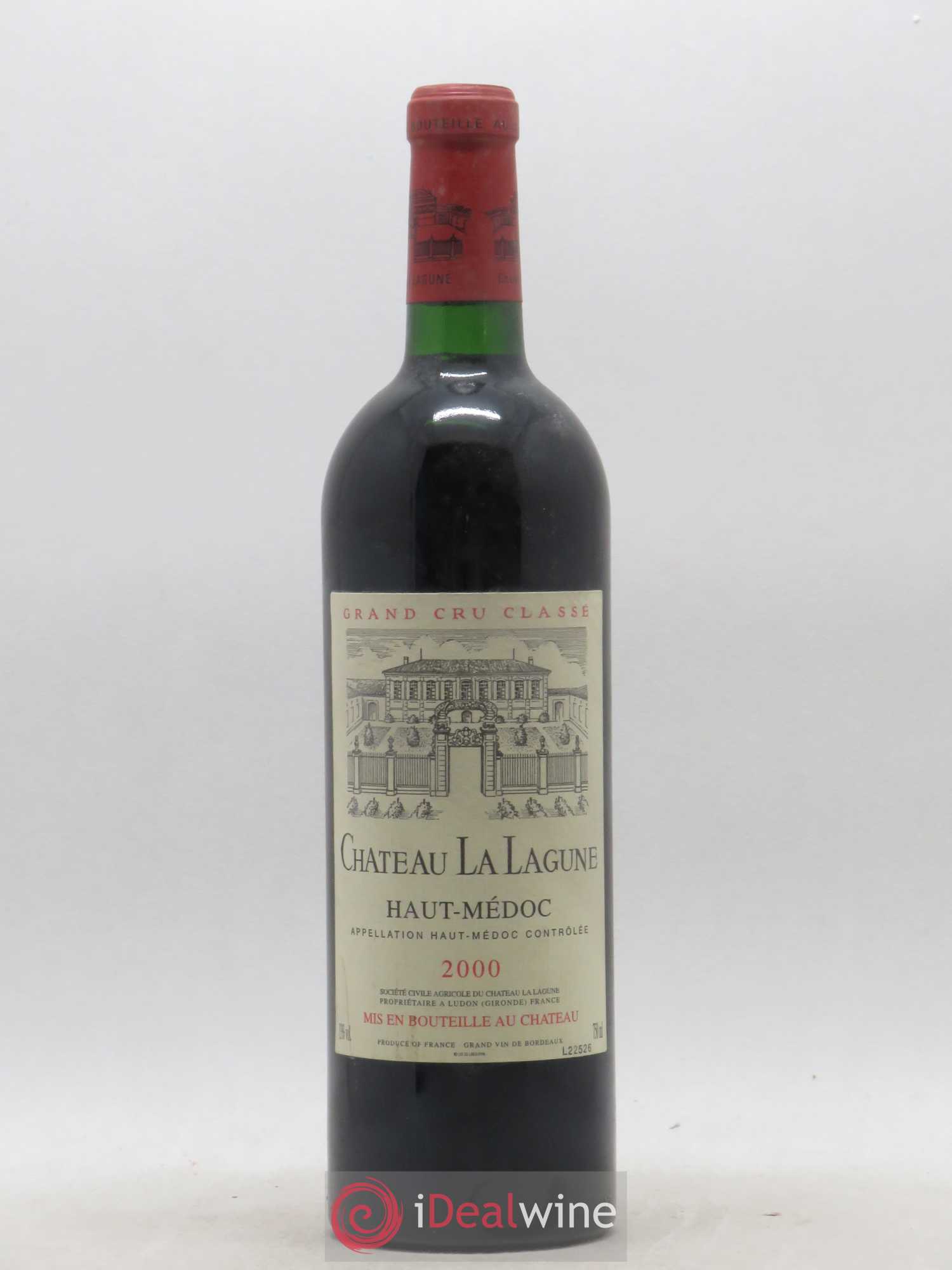 Château la Lagune 3ème Grand Cru Classé 2000 - Lot de 1 bouteille - 0