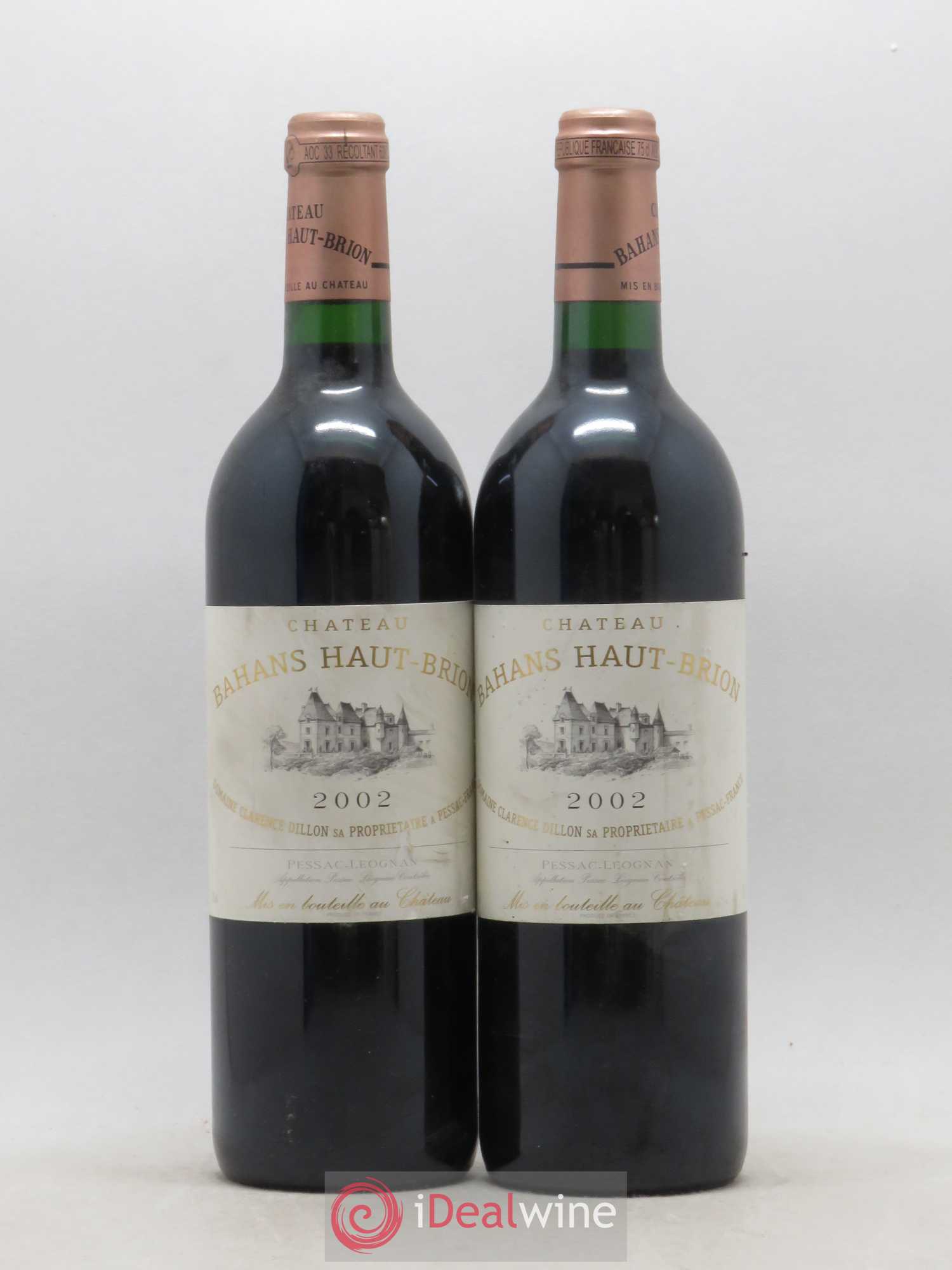 Clarence (Bahans) de Haut-Brion Second Vin 2002 - Lot de 2 bouteilles - 0