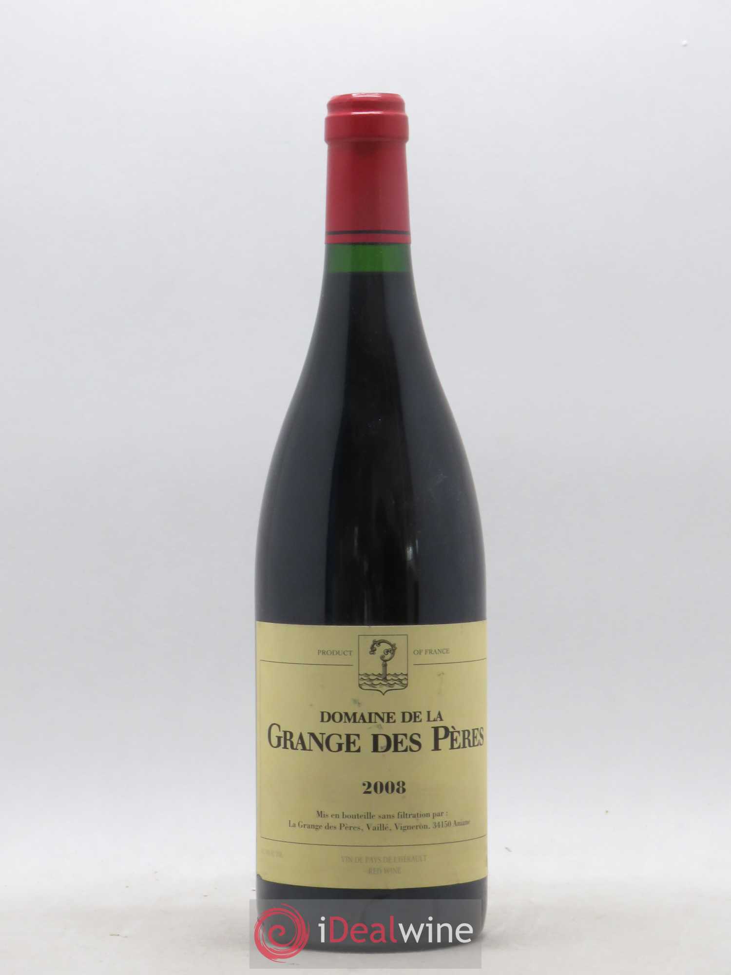Pays d'Hérault Grange des Pères Laurent Vaillé 2008 - Lot de 1 bouteille - 0