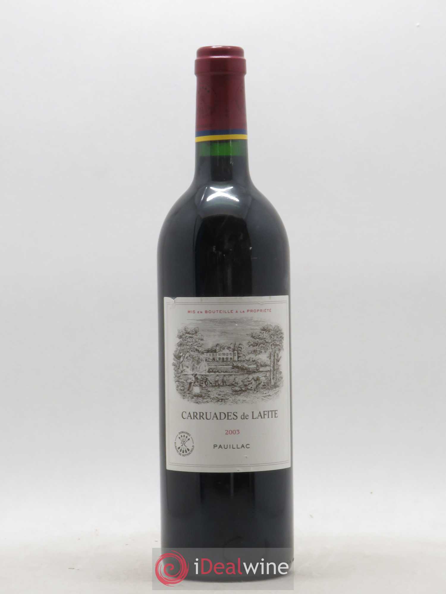 Carruades de Lafite Rothschild Second Vin 2003 - Lot de 1 bouteille - 0