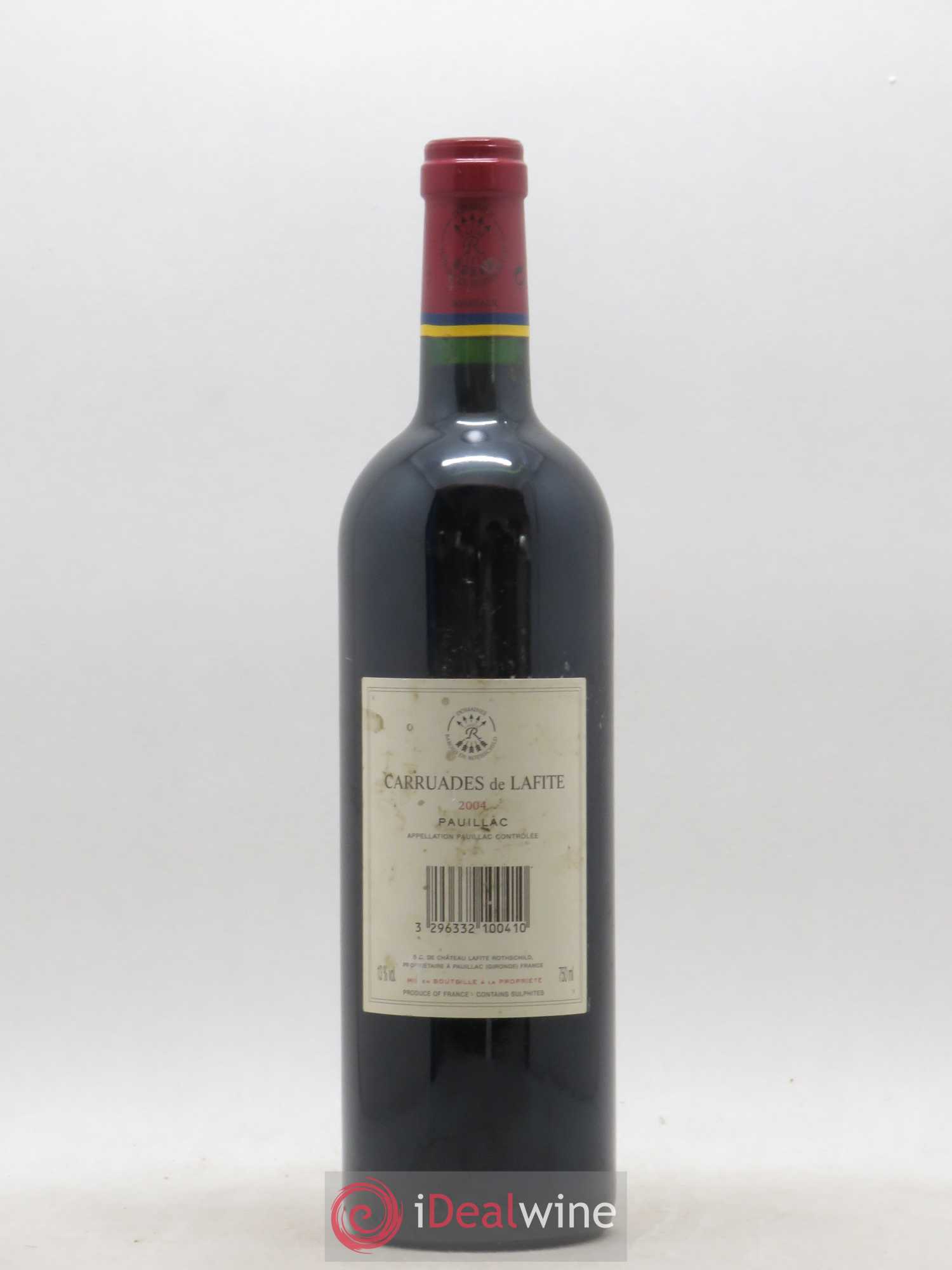 Carruades de Lafite Rothschild Second Vin 2004 - Lot de 1 bouteille - 1