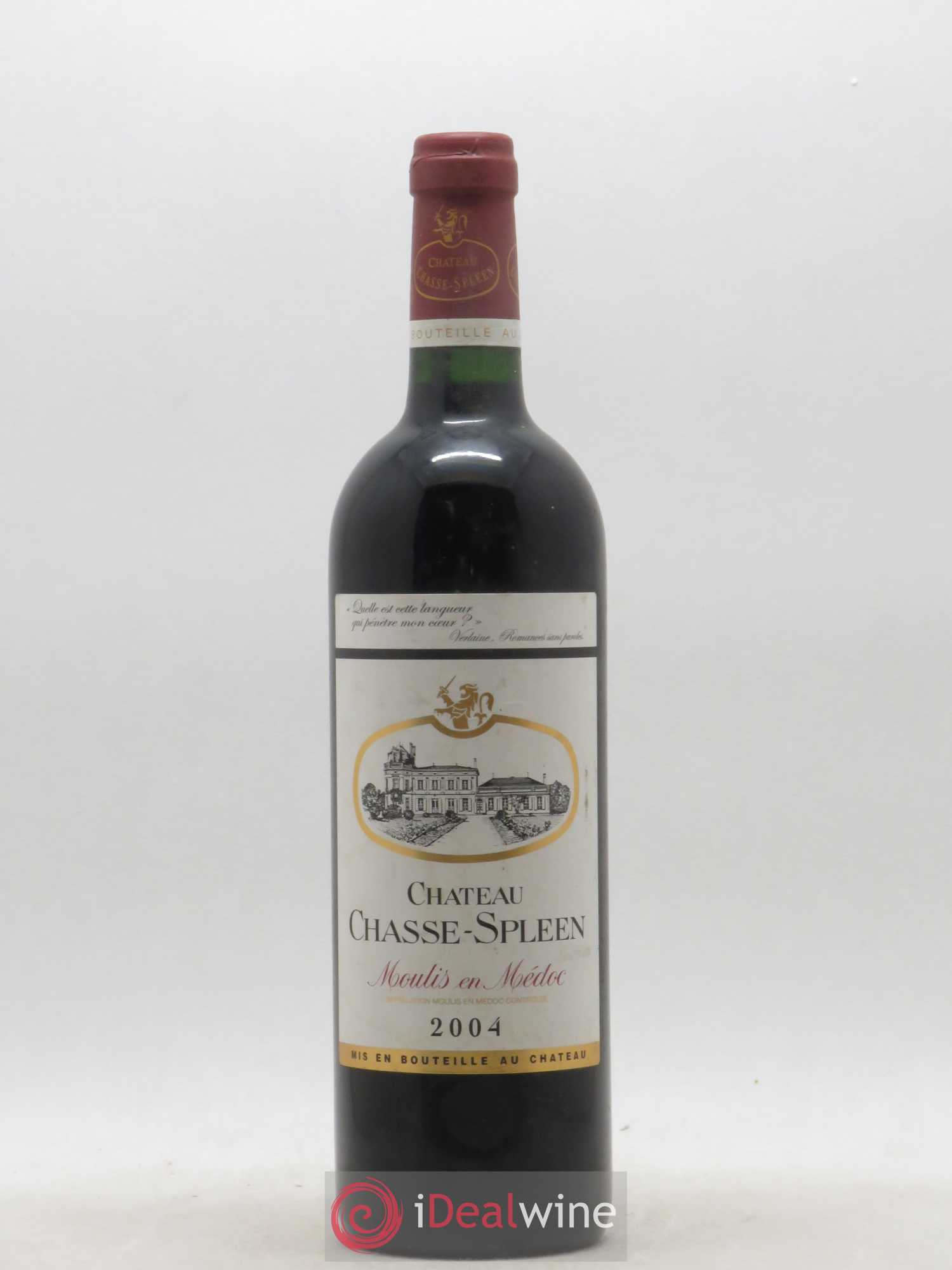 Château Chasse Spleen 2004 - Lot de 1 bouteille - 0
