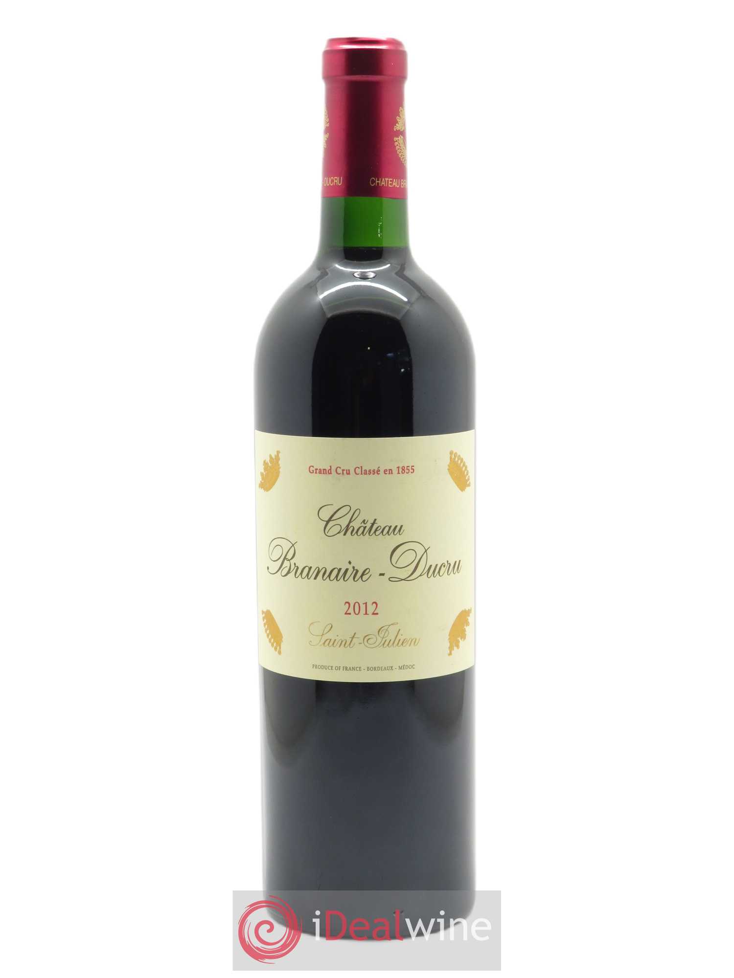 Château Branaire Ducru 4ème Grand Cru Classé 2012 - Lot de 1 bouteille - 0