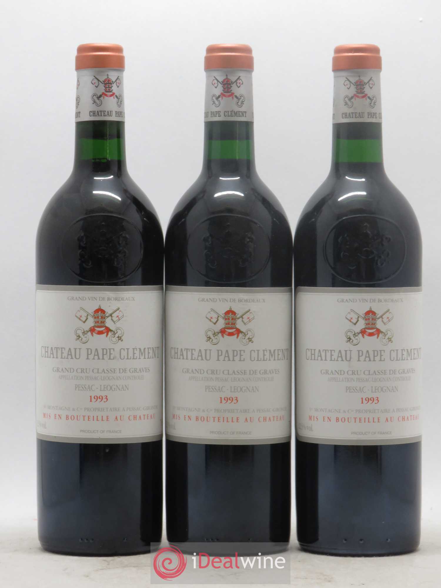 Château Pape Clément Cru Classé de Graves 1993 - Lot de 6 bouteilles - 2