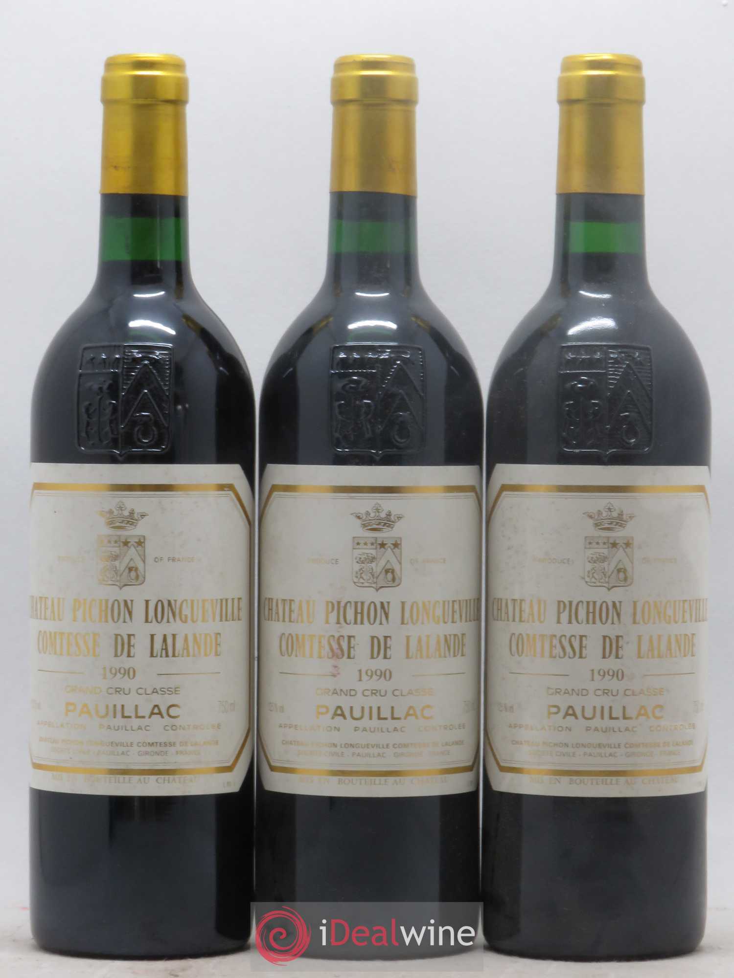 Château Pichon Longueville Comtesse de Lalande 2ème Grand Cru Classé 1990 - Lot de 6 bouteilles - 2