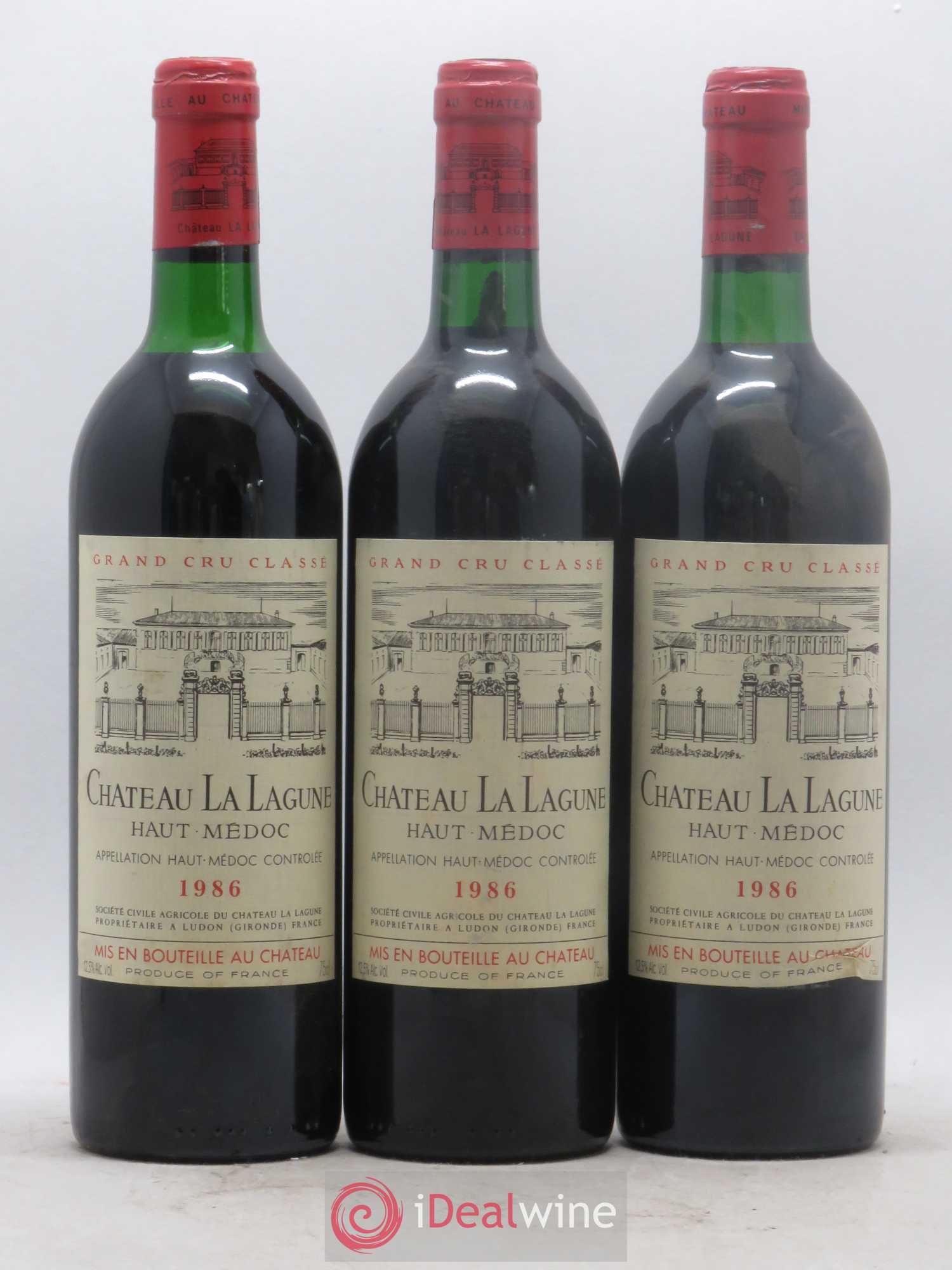 Château la Lagune 3ème Grand Cru Classé 1986 - Lot de 6 bouteilles - 1