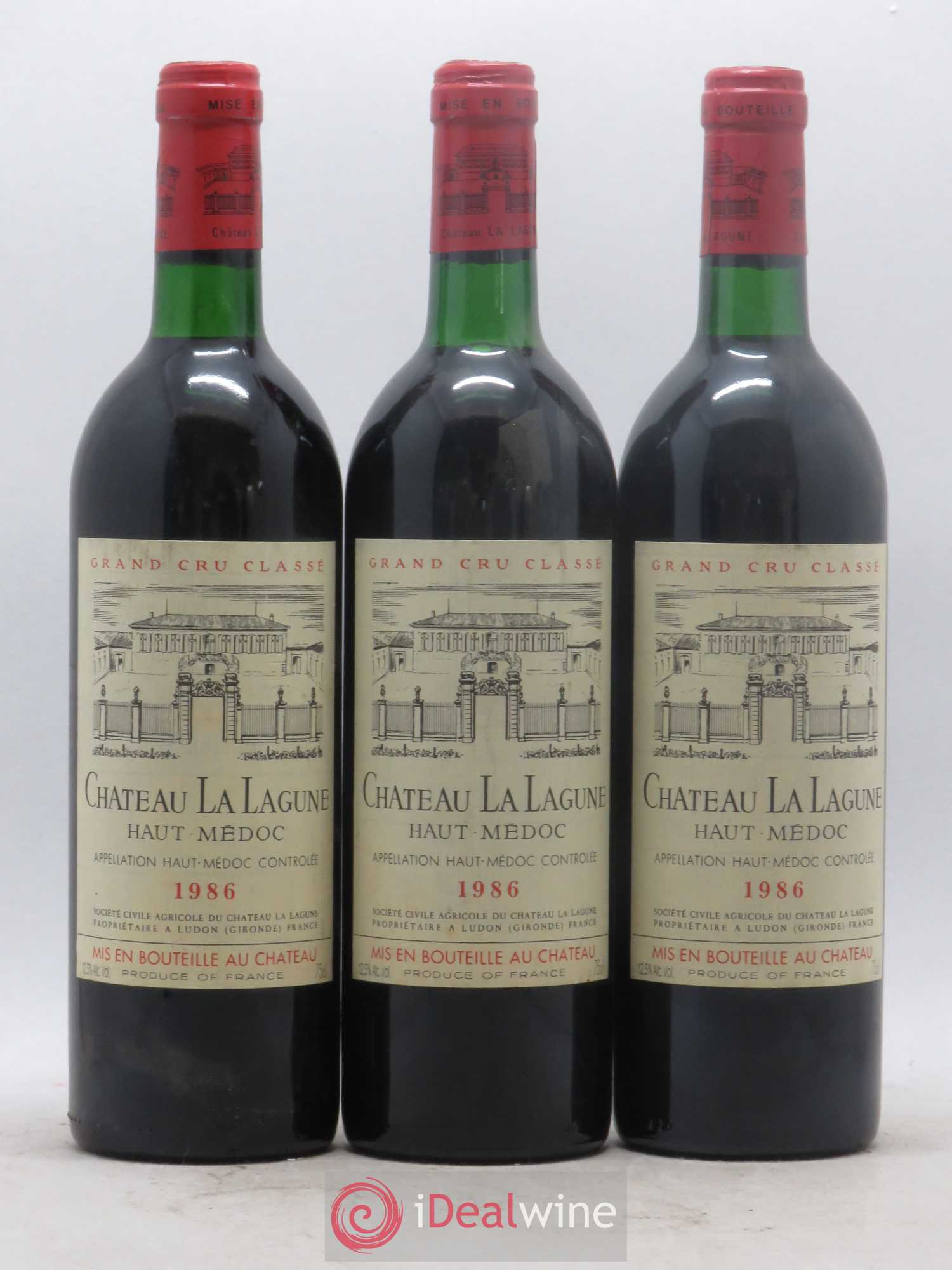 Château la Lagune 3ème Grand Cru Classé 1986 - Lot de 6 bouteilles - 2