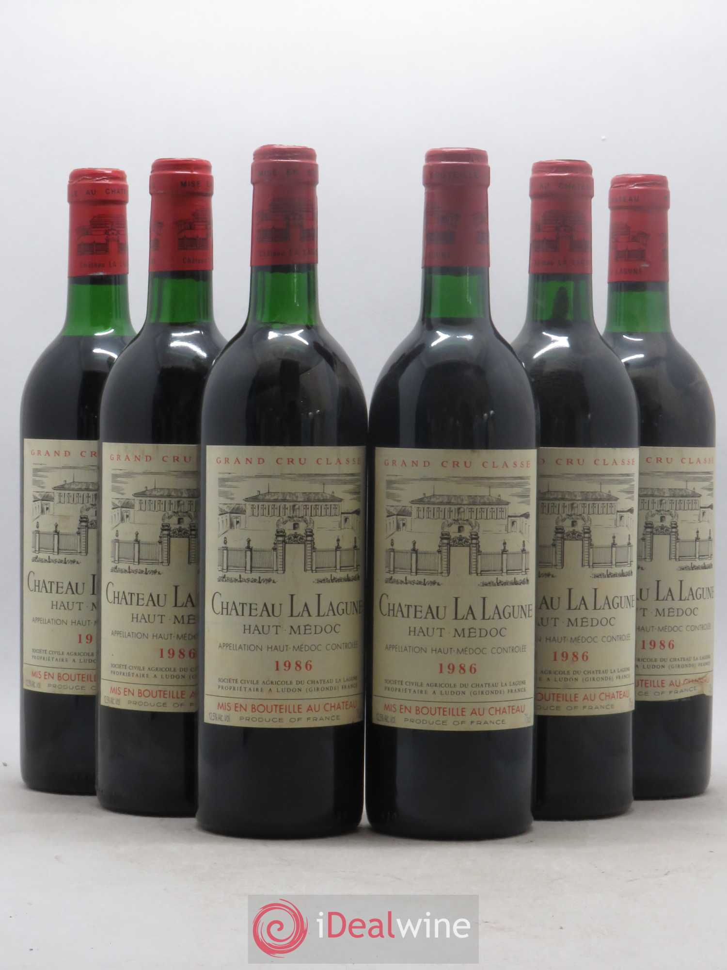 Château la Lagune 3ème Grand Cru Classé 1986 - Lot de 6 bouteilles - 0