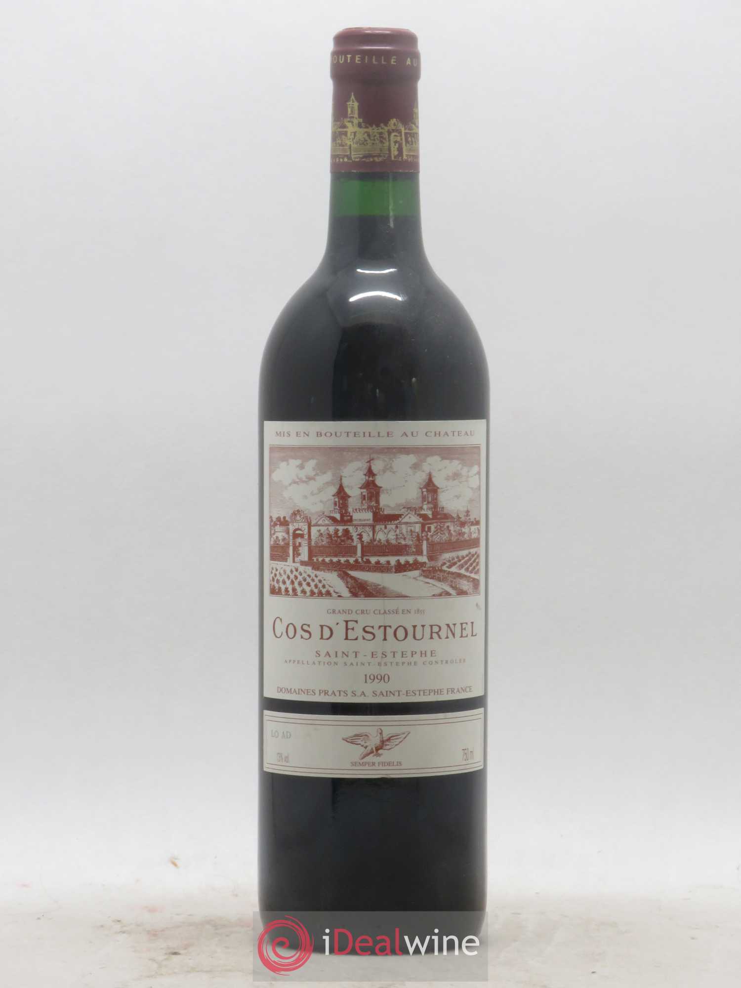 Cos d'Estournel 2ème Grand Cru Classé 1990 - Lot de 1 bouteille - 0