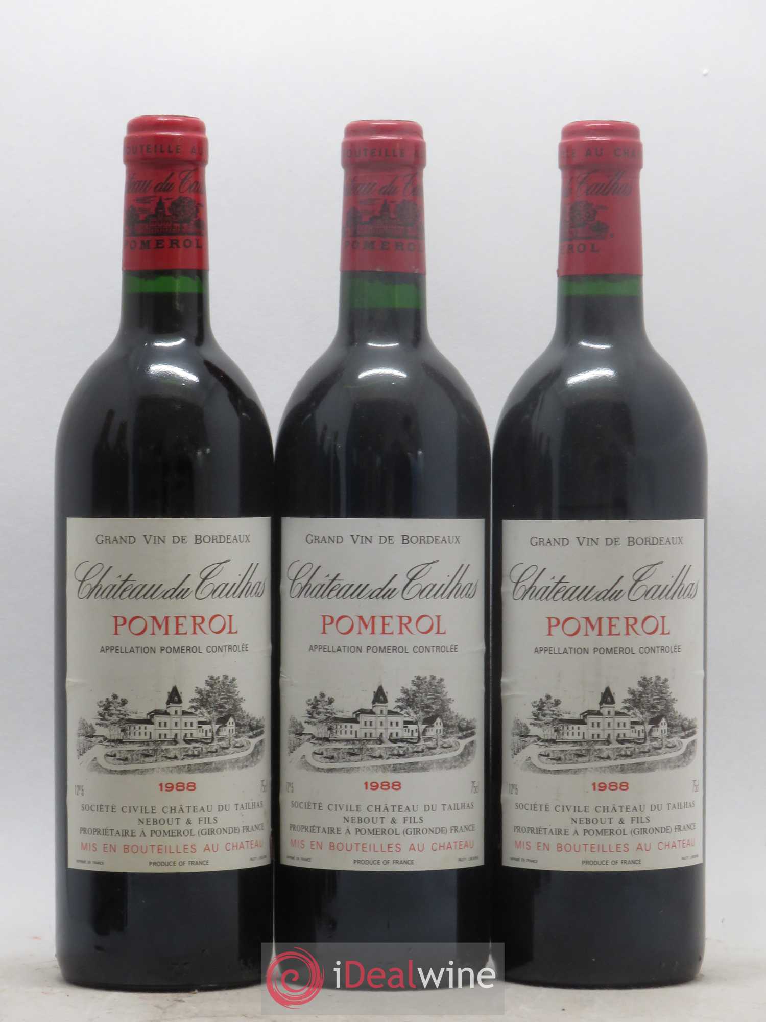 Château du Tailhas 1988 - Lot de 12 bouteilles - 1