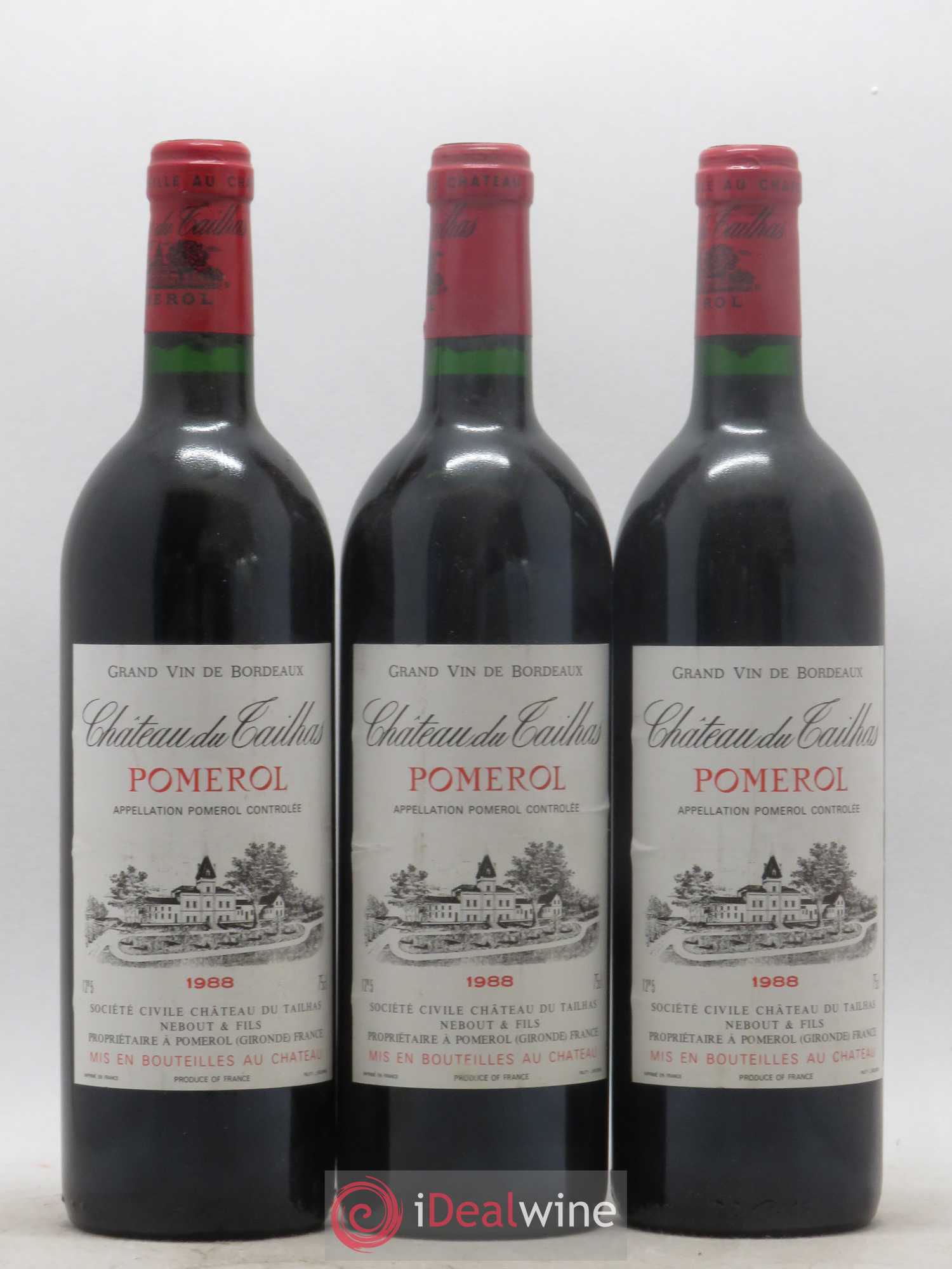 Château du Tailhas 1988 - Lot de 12 bouteilles - 3