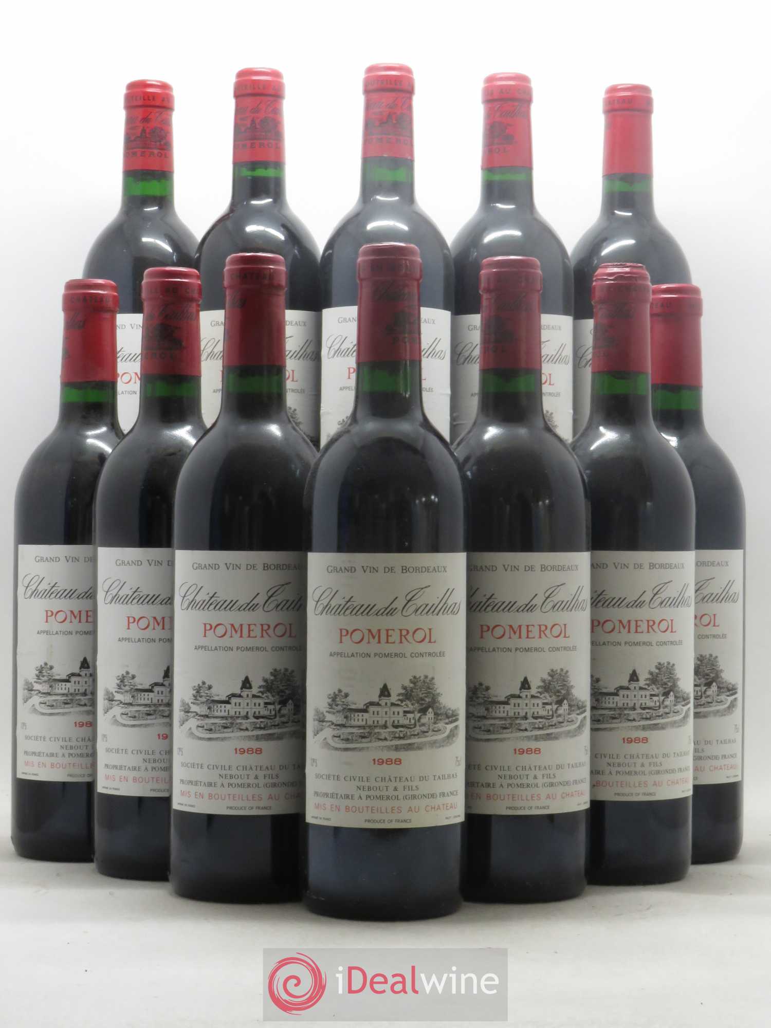 Château du Tailhas 1988 - Lot de 12 bouteilles - 0