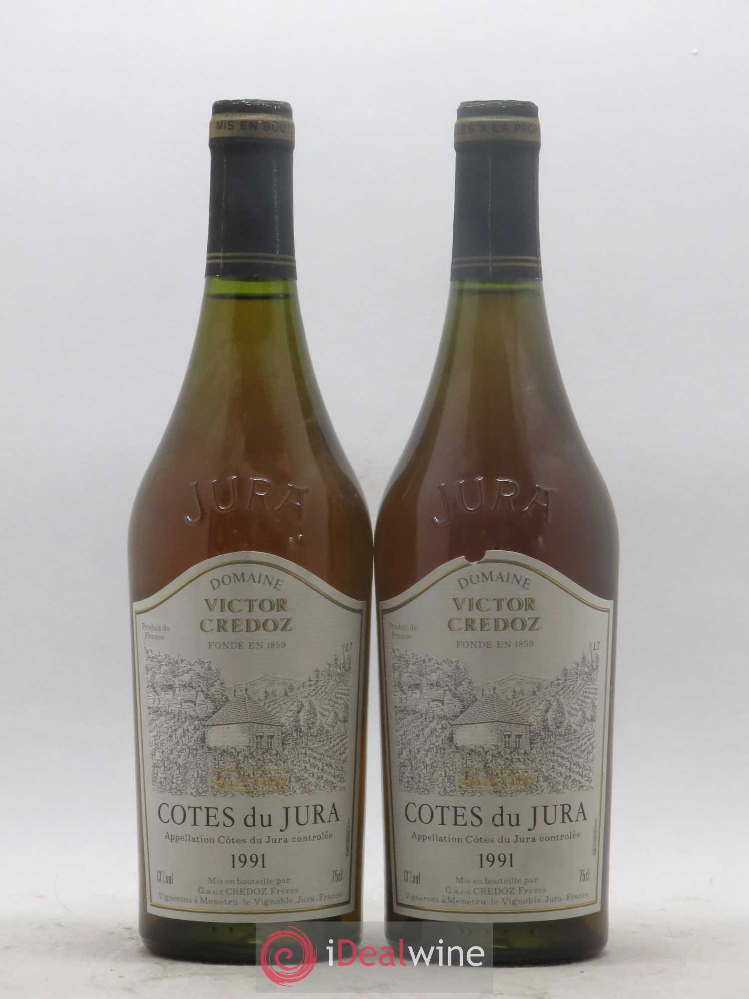 Côtes du Jura Selection Credoz 1991 - Lot de 2 bouteilles - 0
