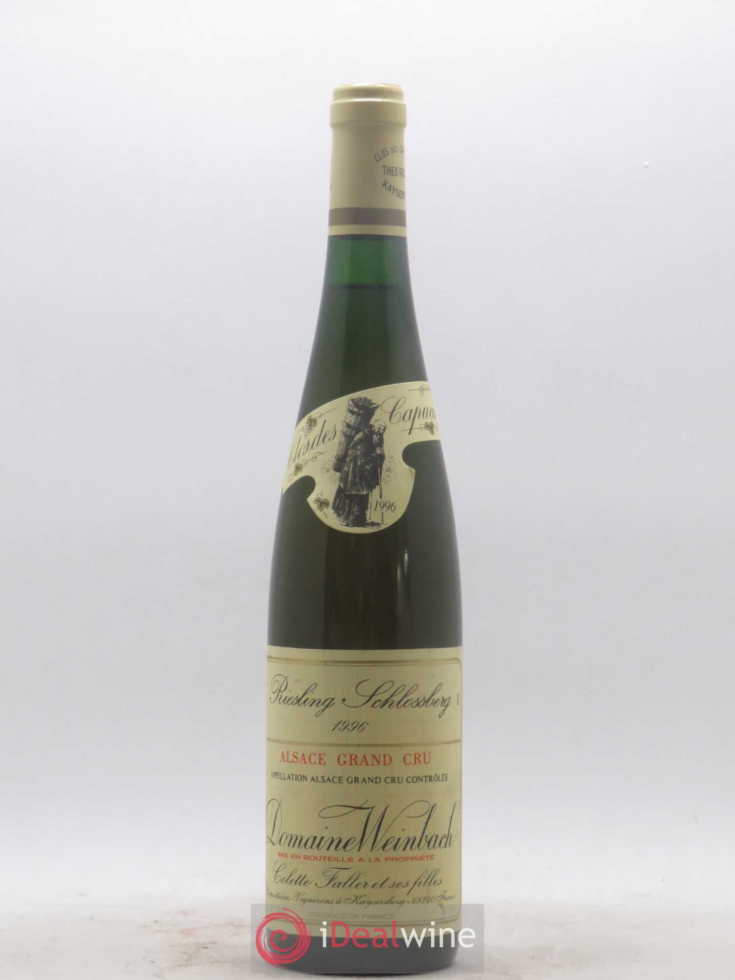 Alsace Grand Cru Schlossberg Riesling Weinbach (Domaine) 1996 - Lot de 1 bouteille - 0