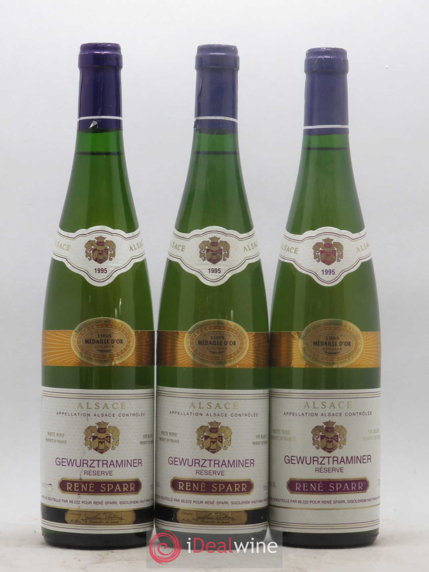Gewurztraminer Sparr Reserve 1995 - Posten von 3 Flaschen - 0