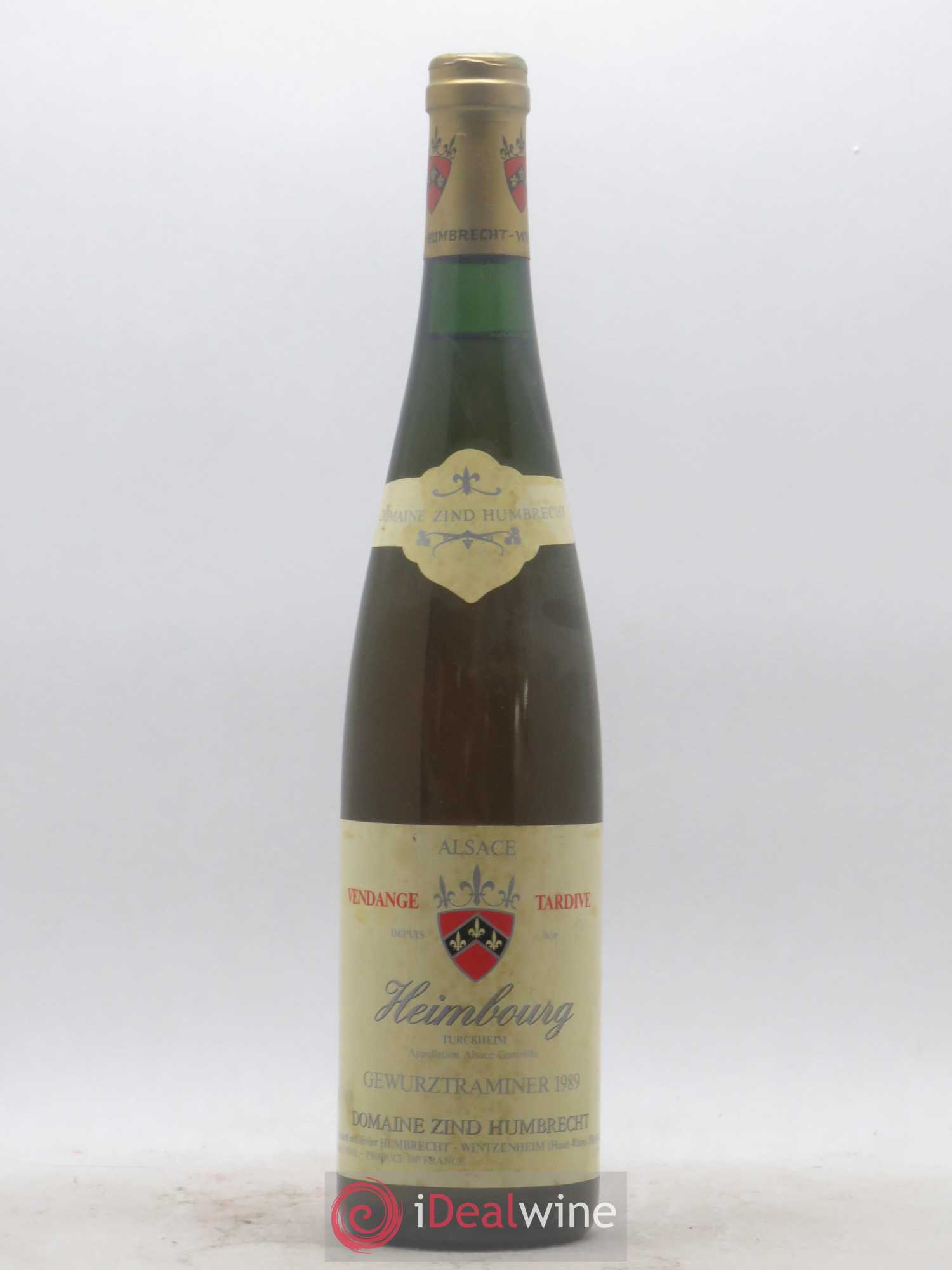 Alsace Gewurztraminer Vendanges Tardives Zind-Humbrecht (Domaine) Heimbourg 1989 - Lotto di 1 bottiglia - 0