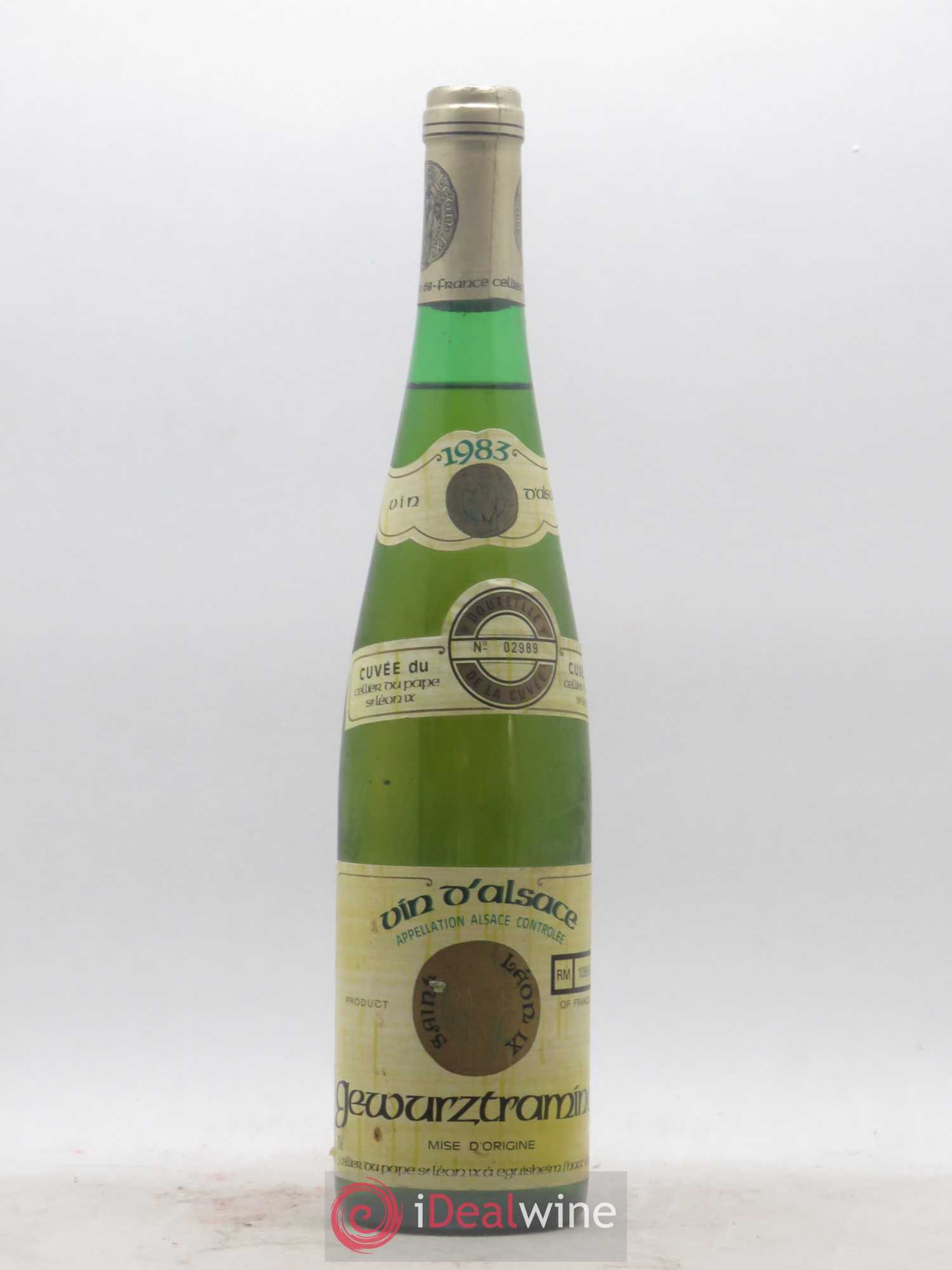 Gewurztraminer Cellier du Pape Leon IX 1983 - Posten von 1 Flasche - 0