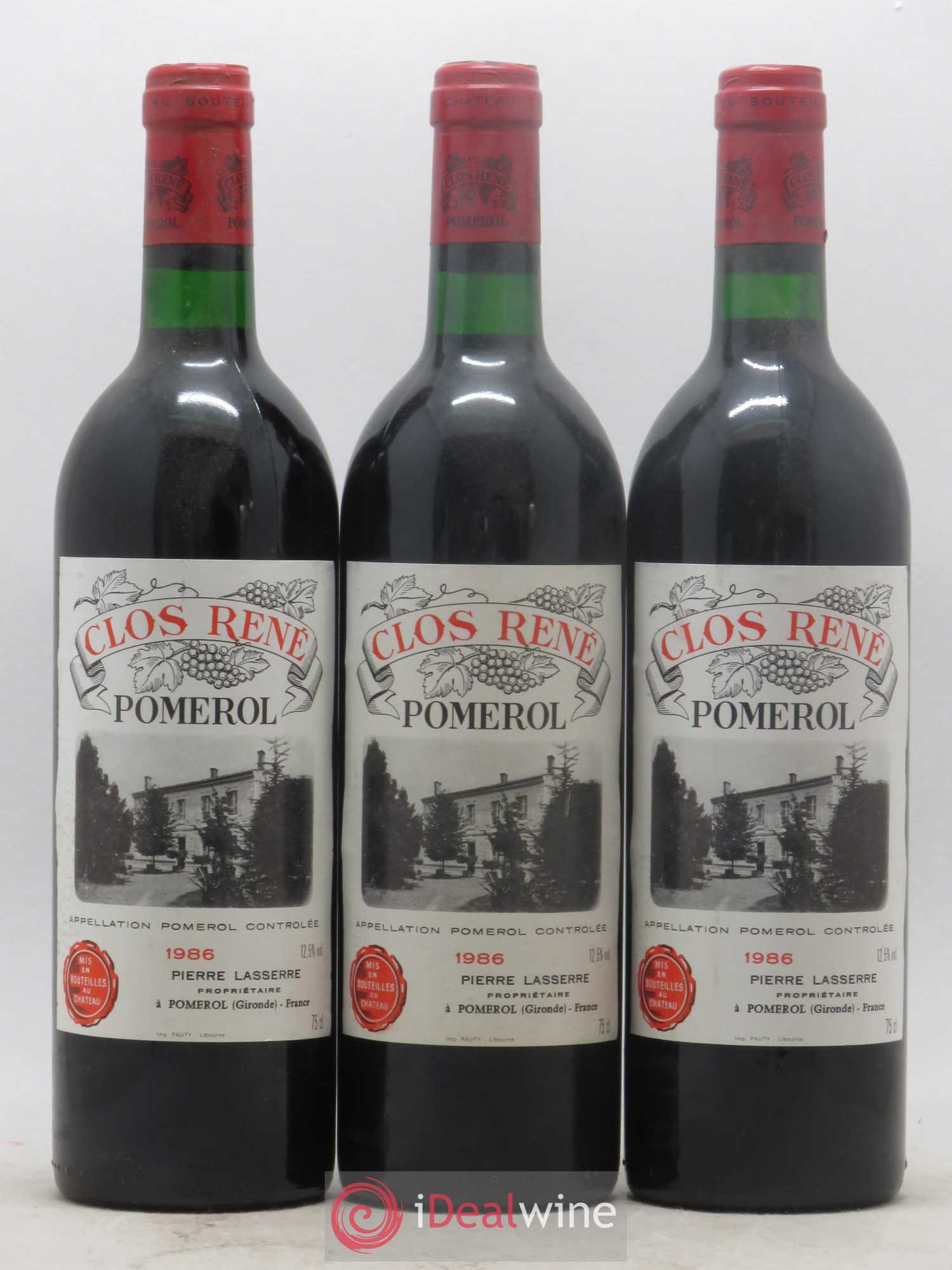 Clos René 1986 - Posten von 6 Flaschen - 1