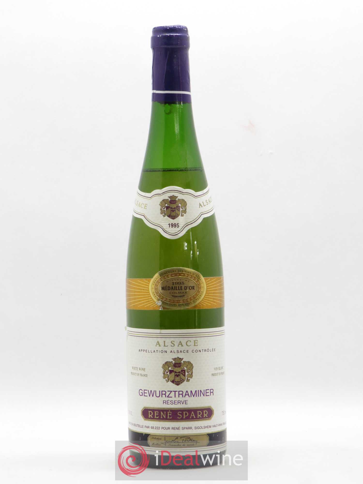 Gewurztraminer Reserve Rene Sparr (sans prix de réserve) 1995 - Posten von 1 Flasche - 0