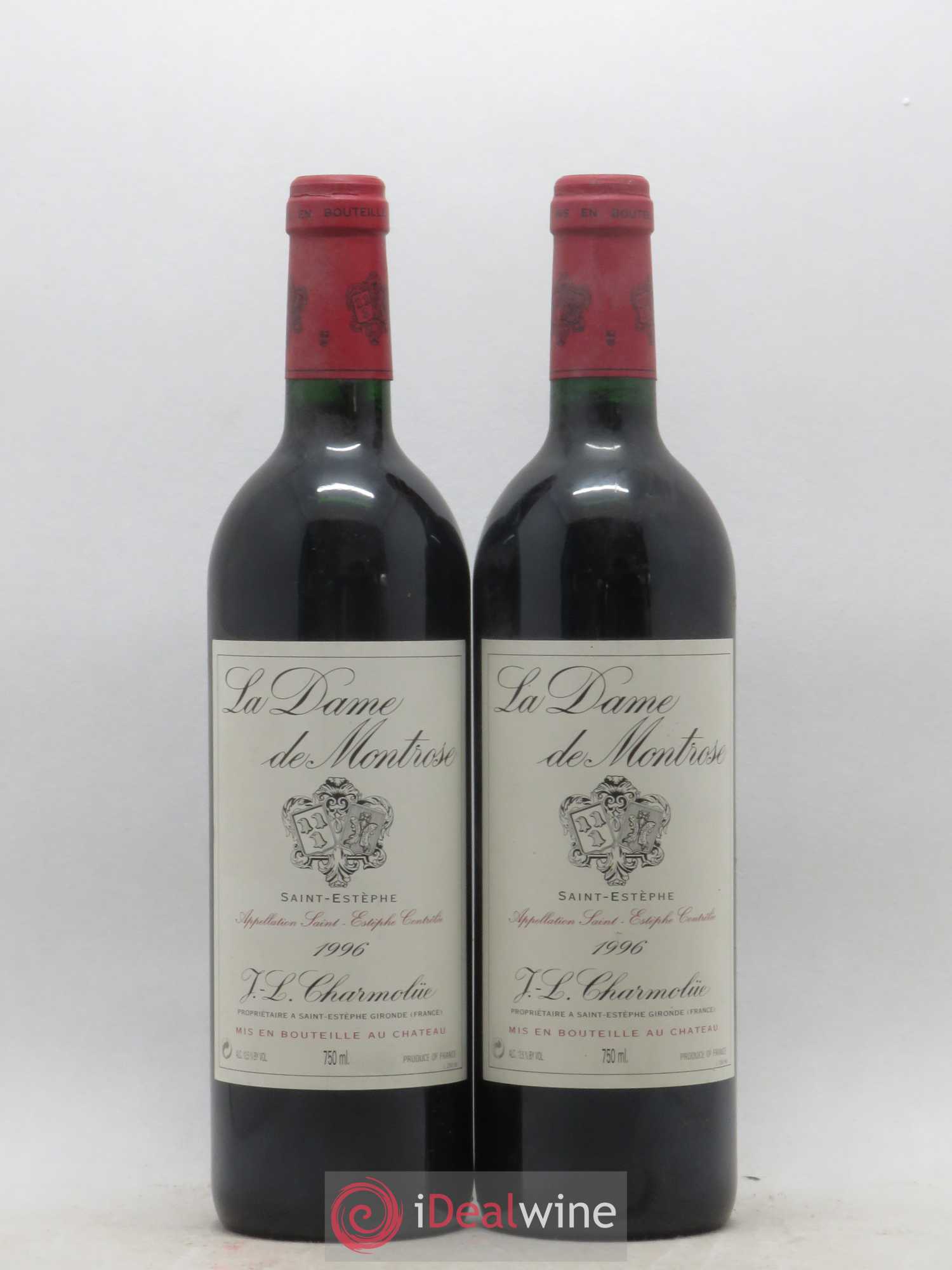 La Dame de Montrose Second Vin 1996 - Lot de 2 bouteilles - 0