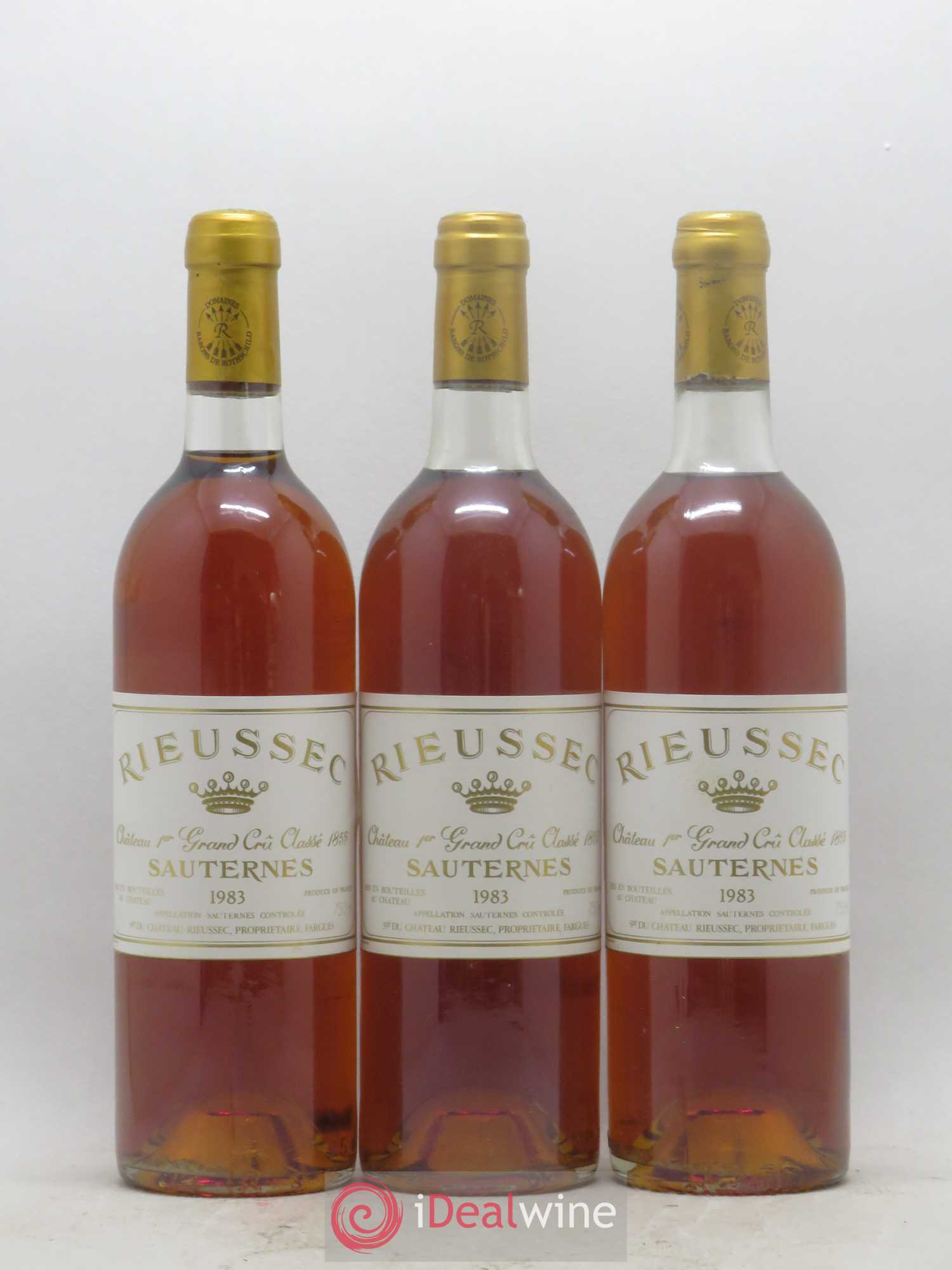 Château Rieussec 1er Grand Cru Classé 1983 - Lotto di 6 bottiglie - 2