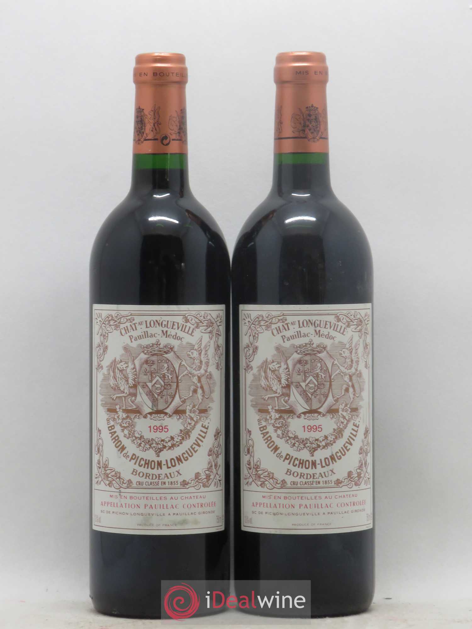 Pichon Longueville Baron 2ème Grand Cru Classé 1995 - Lot de 2 bouteilles - 0