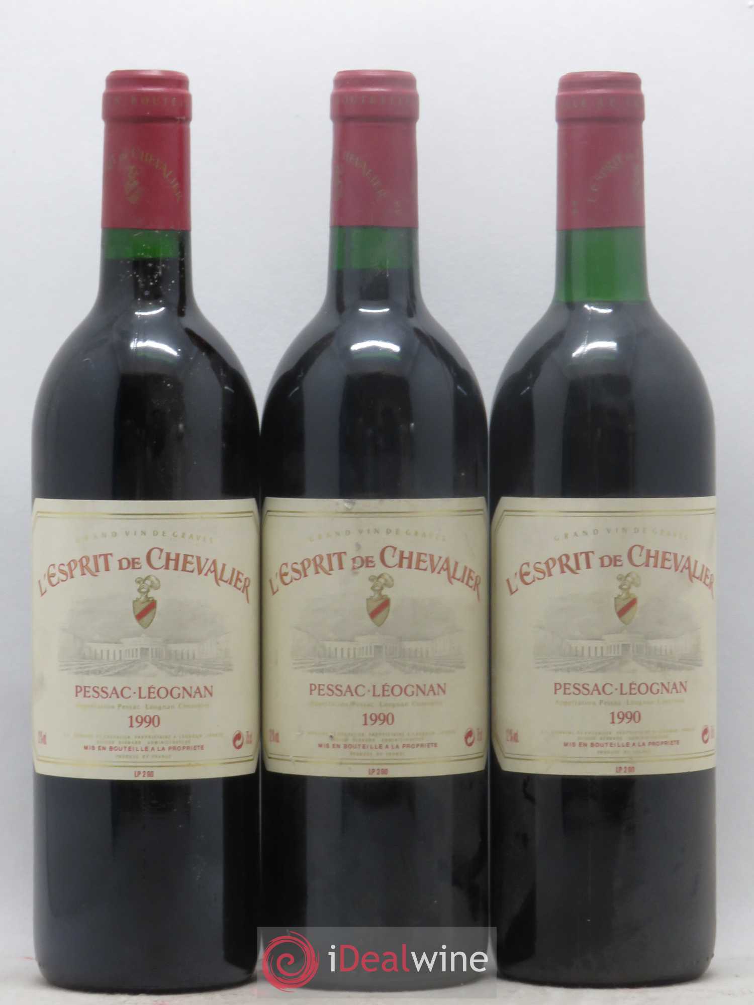 Esprit de Chevalier Second Vin 1990 - Lot de 6 bouteilles - 2
