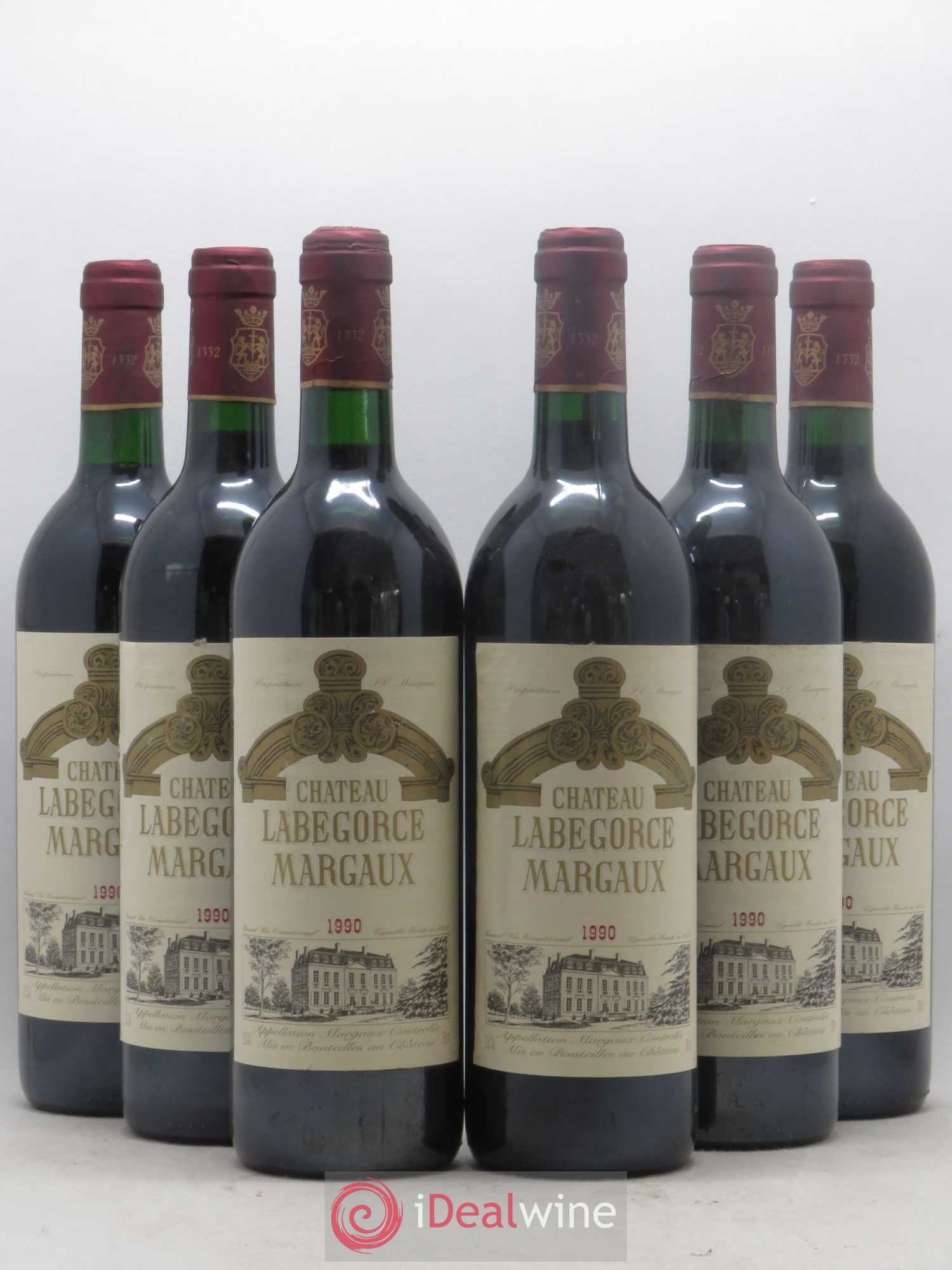 Château Labegorce Cru Bourgeois 1990 - Lot de 6 bouteilles - 0