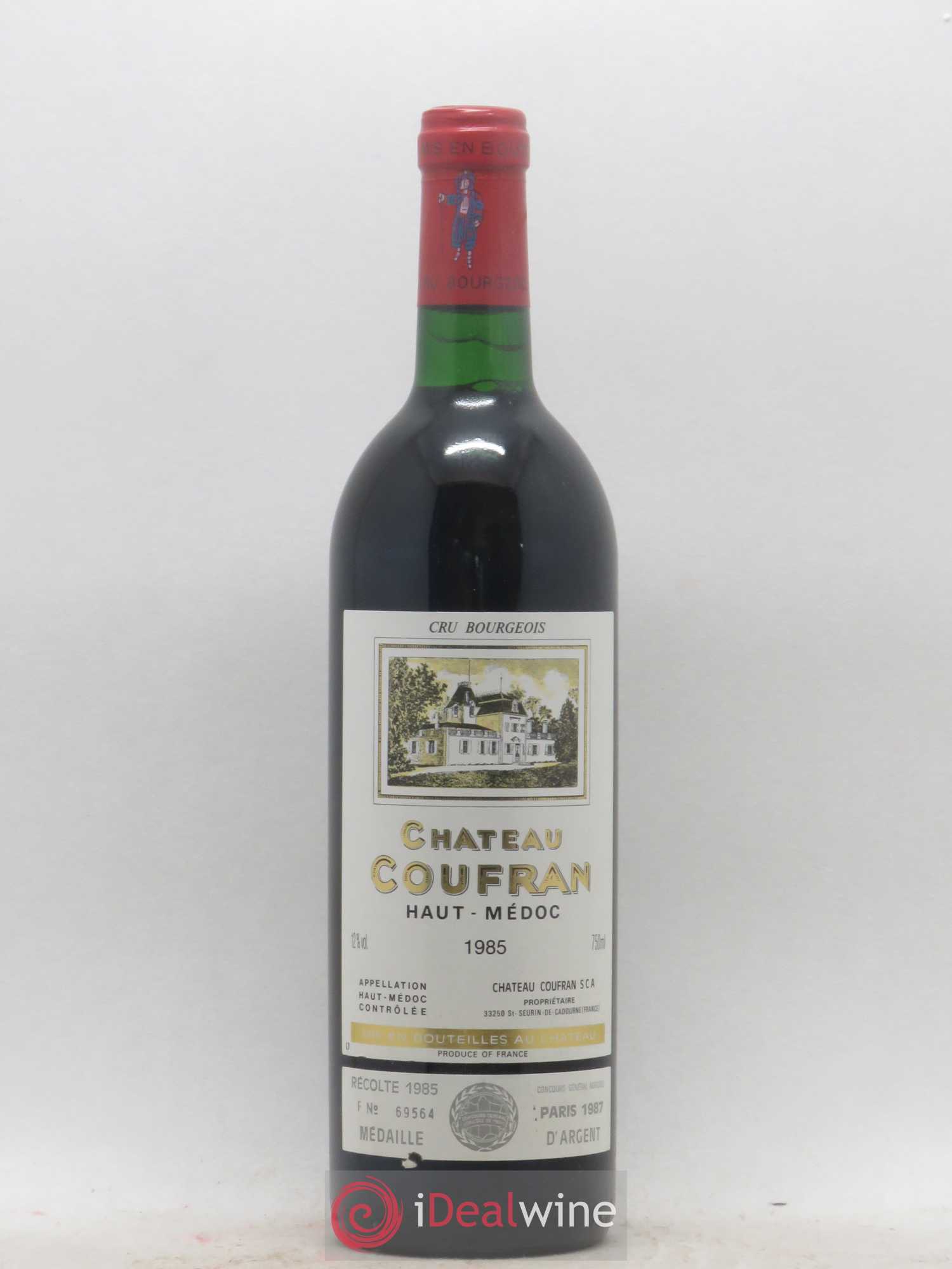 Château Coufran Cru Bourgeois 1985 - Lot de 1 bouteille - 0