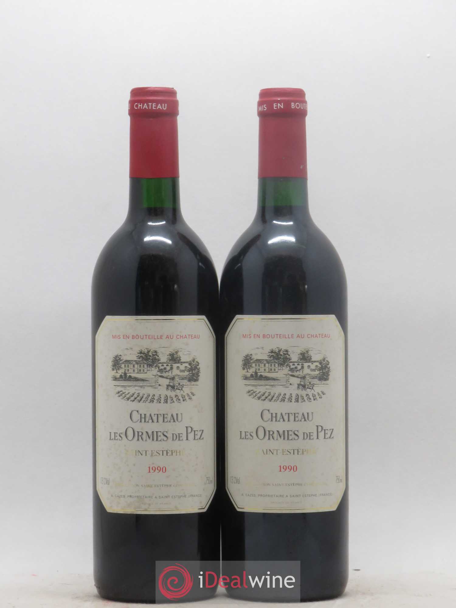 Château les Ormes de Pez 1990 - Lot de 2 bouteilles - 0