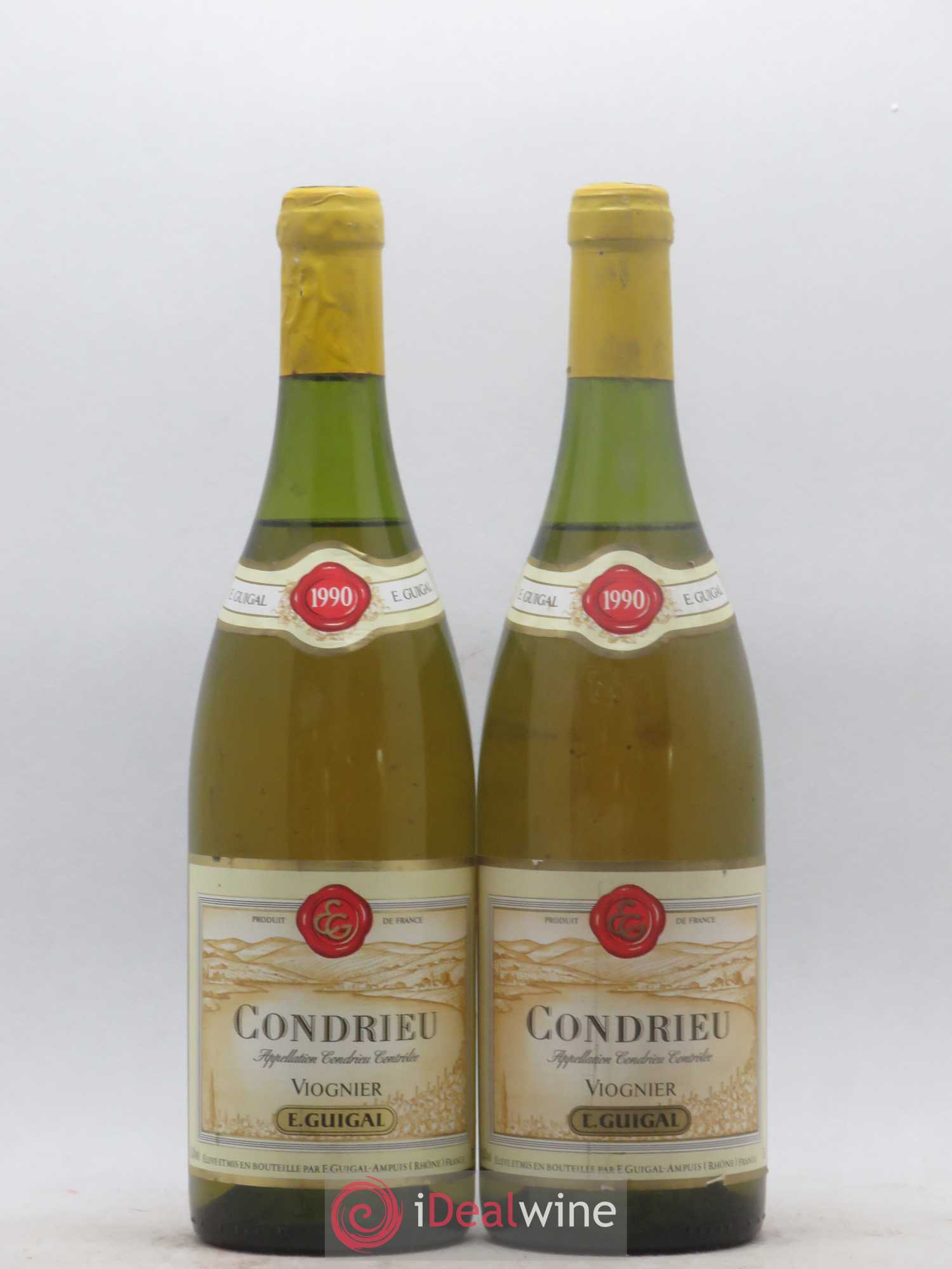 Condrieu Guigal 1990 - Lot de 2 bouteilles - 0
