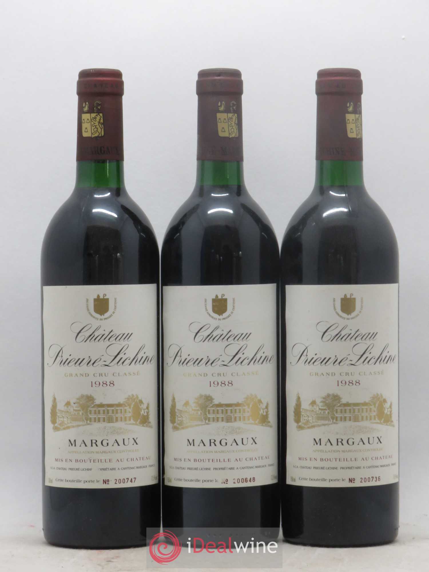 Château Prieuré Lichine 4ème Grand Cru Classé 1988 - Lot de 6 bouteilles - 2