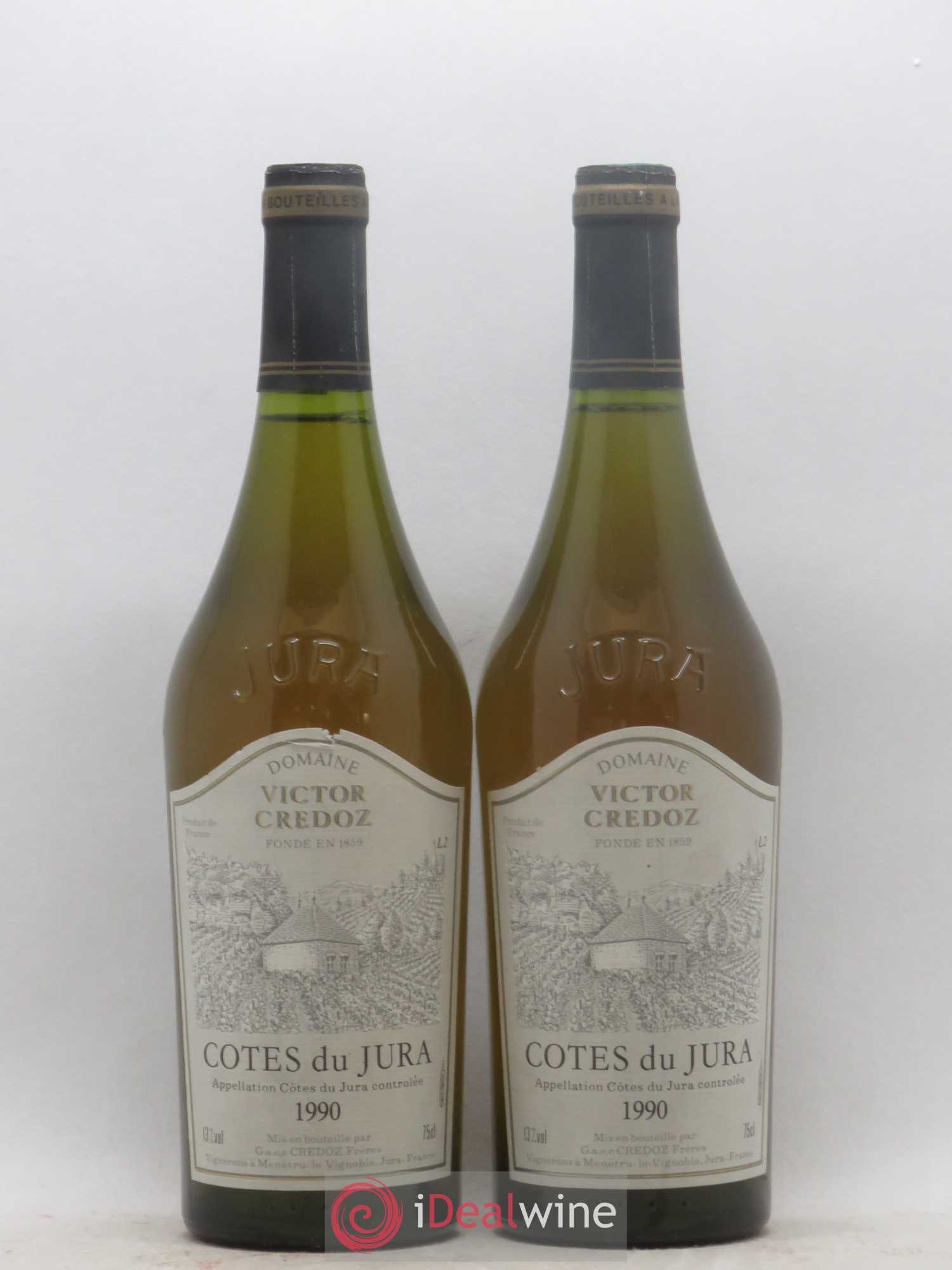 Côtes du Jura Credoz (sans prix de réserve) 1990 - Posten von 2 Flaschen - 0